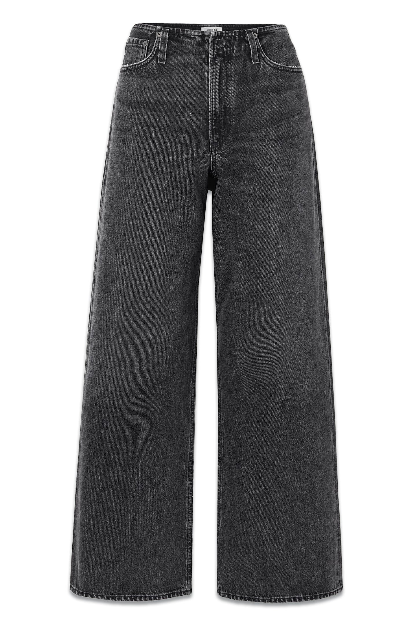 Lex Low-rise Wide-leg Organic Jeans