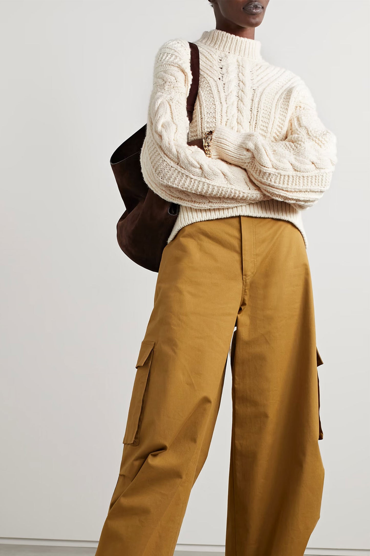 Shelby Cable-knit Wool Sweater