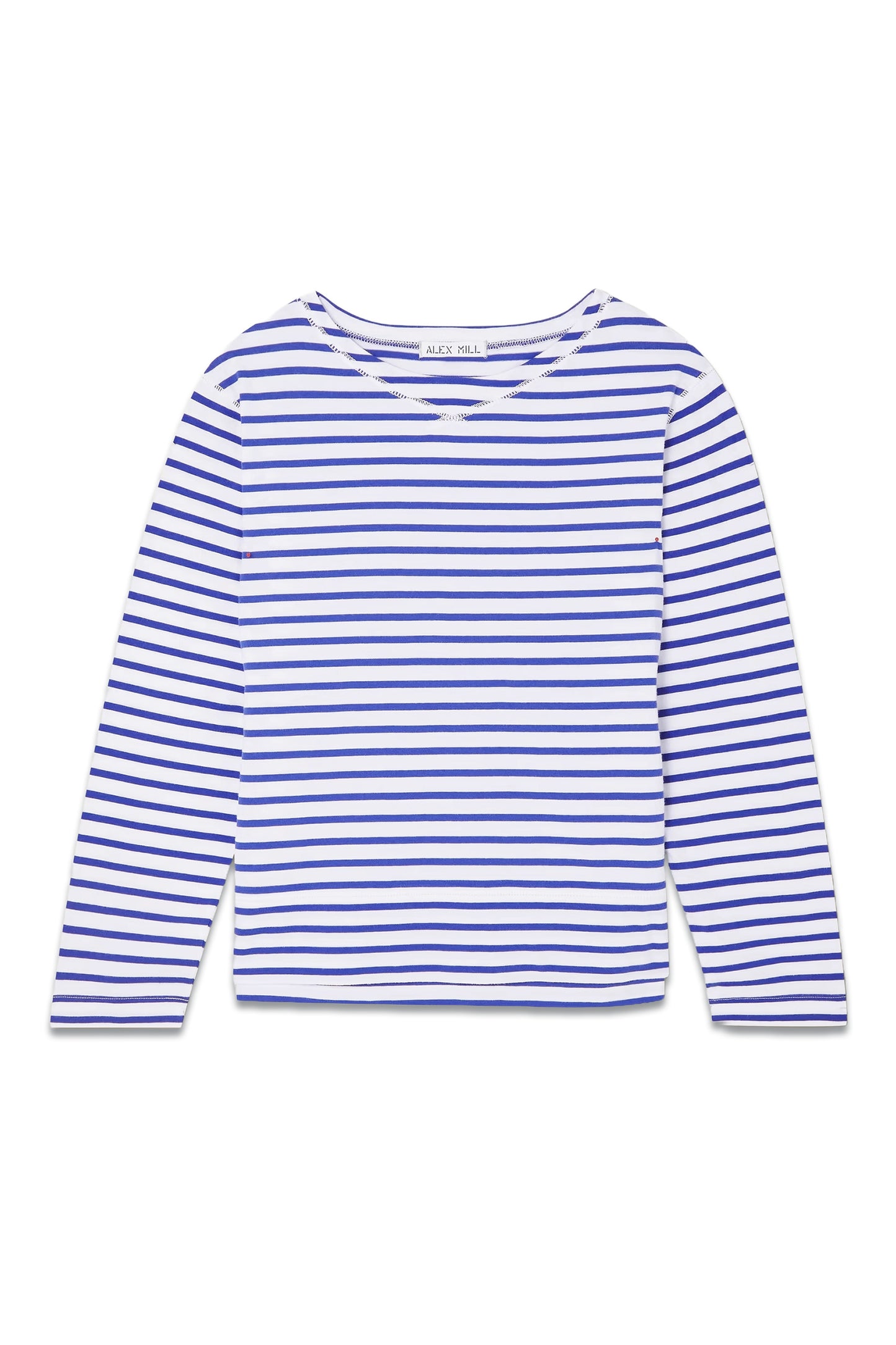 Beachside Striped Cotton-jersey T-shirt