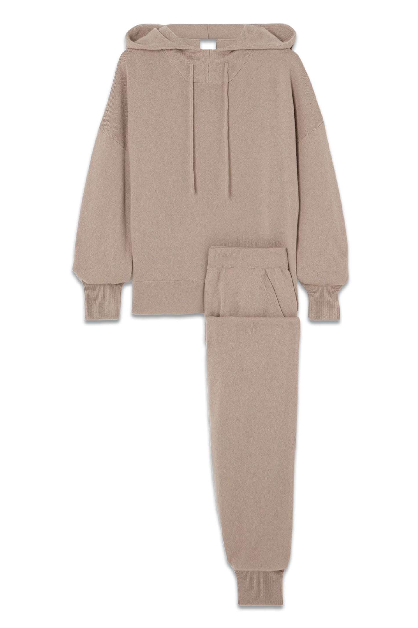 Cashmere Hoodie And Track Pants Set