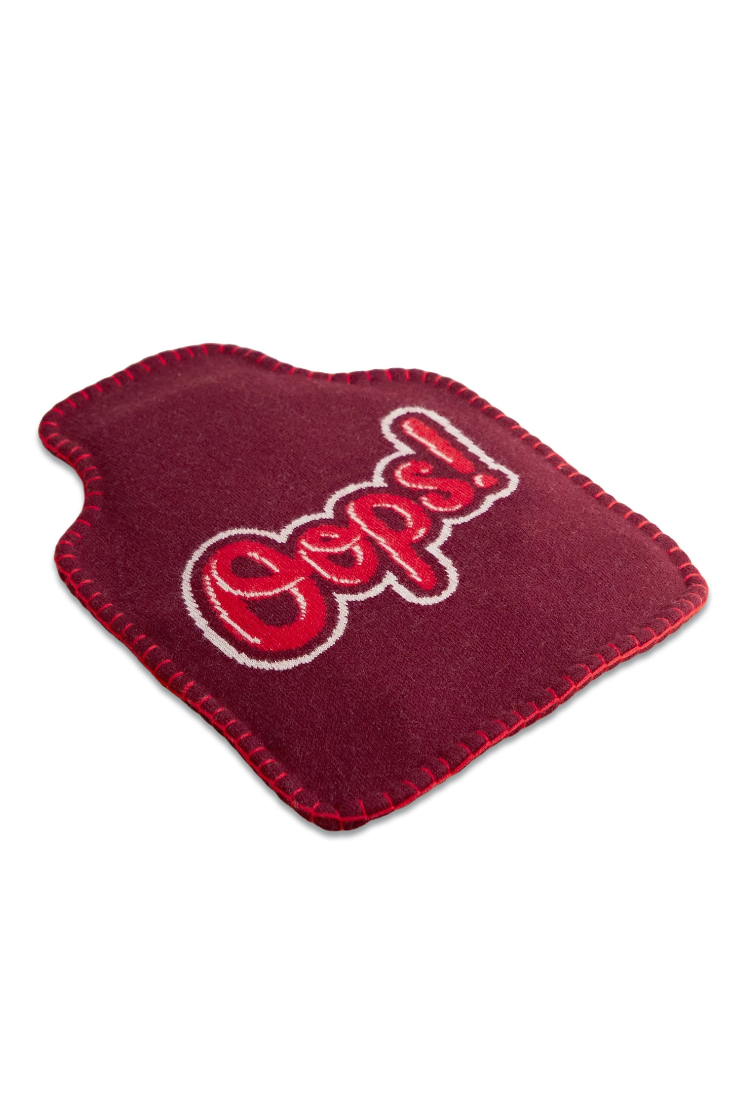 Oops! Intarsia Wool Hot Water Bottle Cover