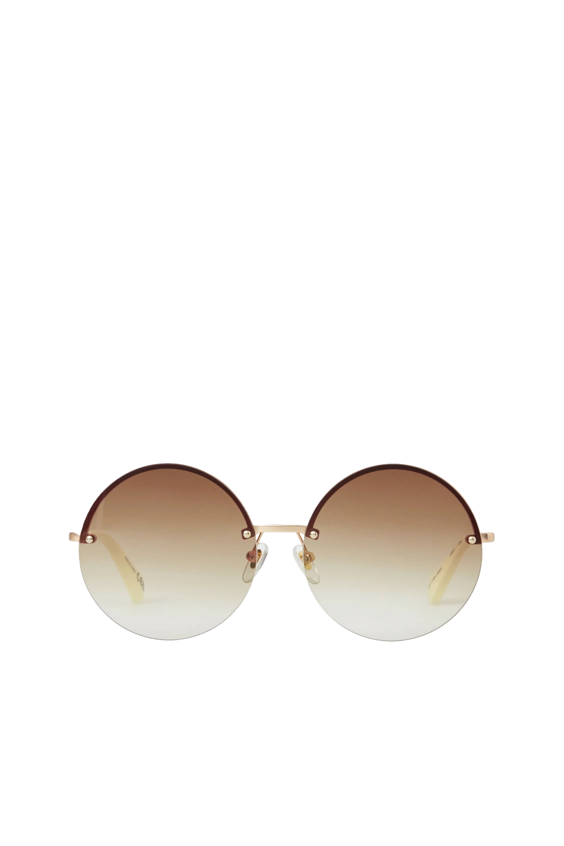 X Linda Farrow Orbit Sunglasses - Round