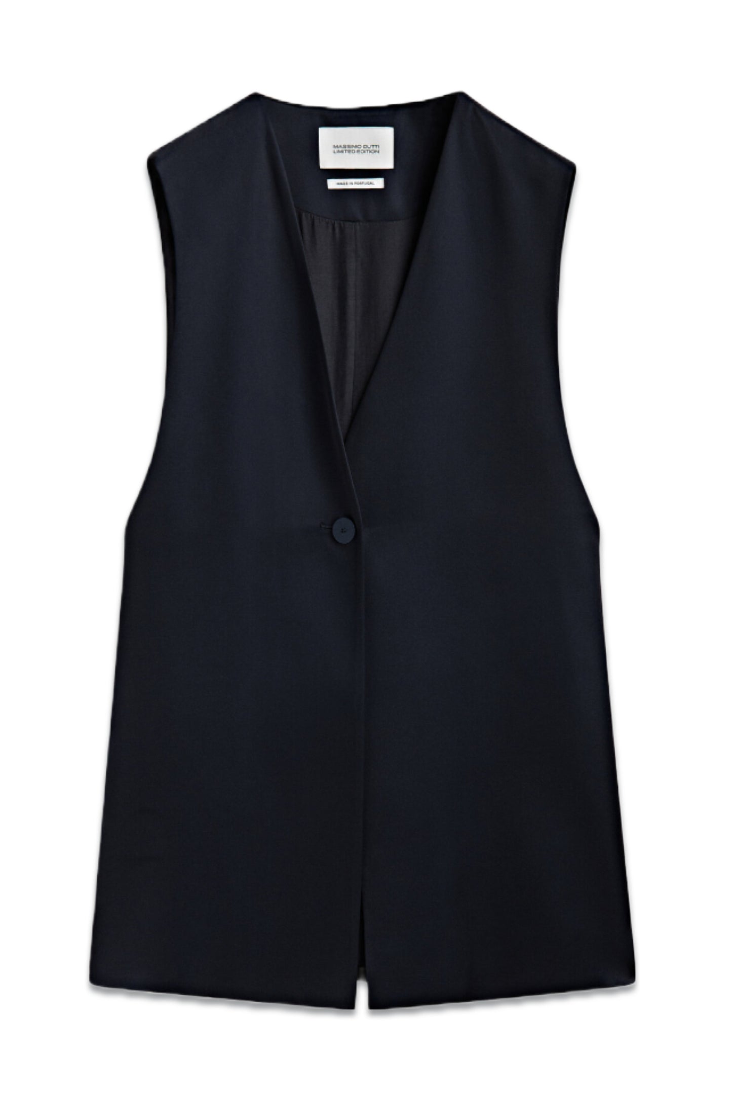 Long Satin Waistcoat