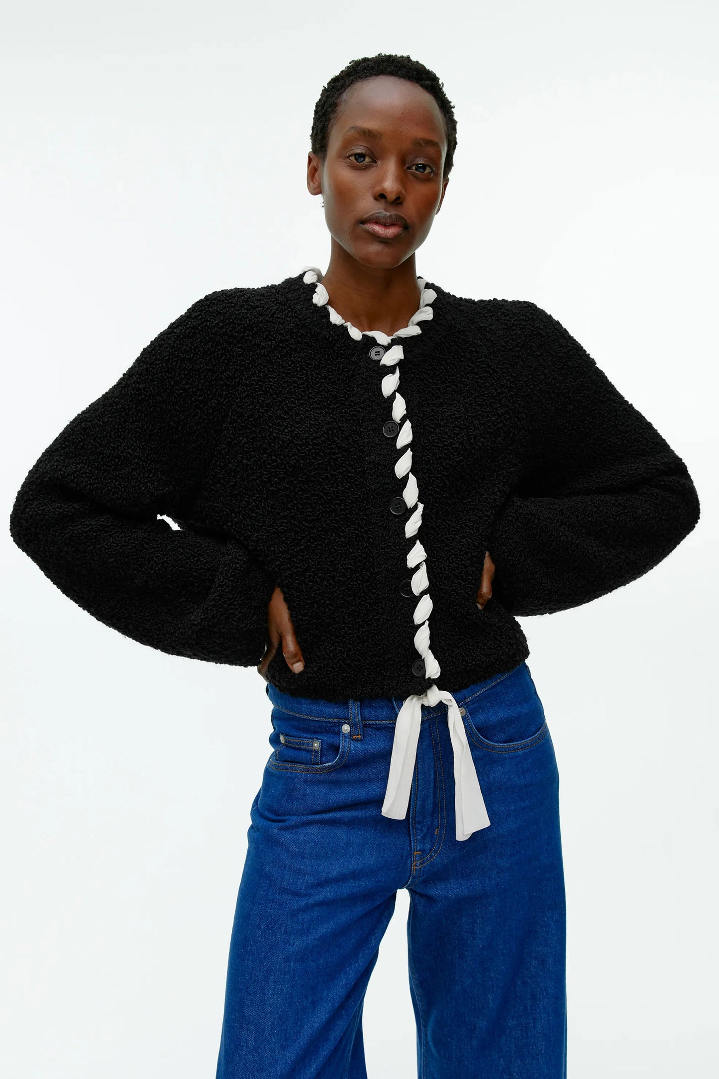 Bouclé Cardigan
