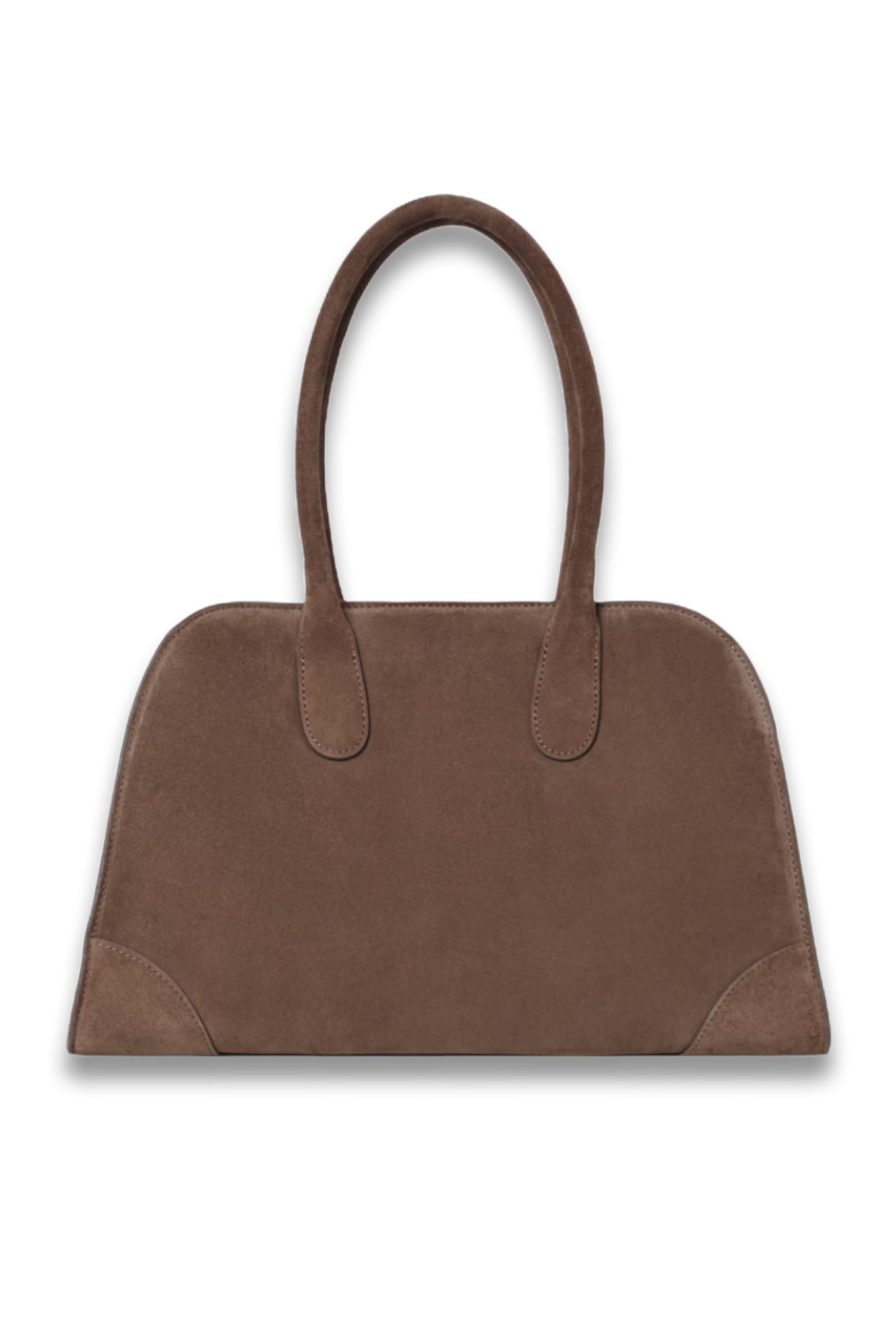 Small Studio Bowling Bag - Suede