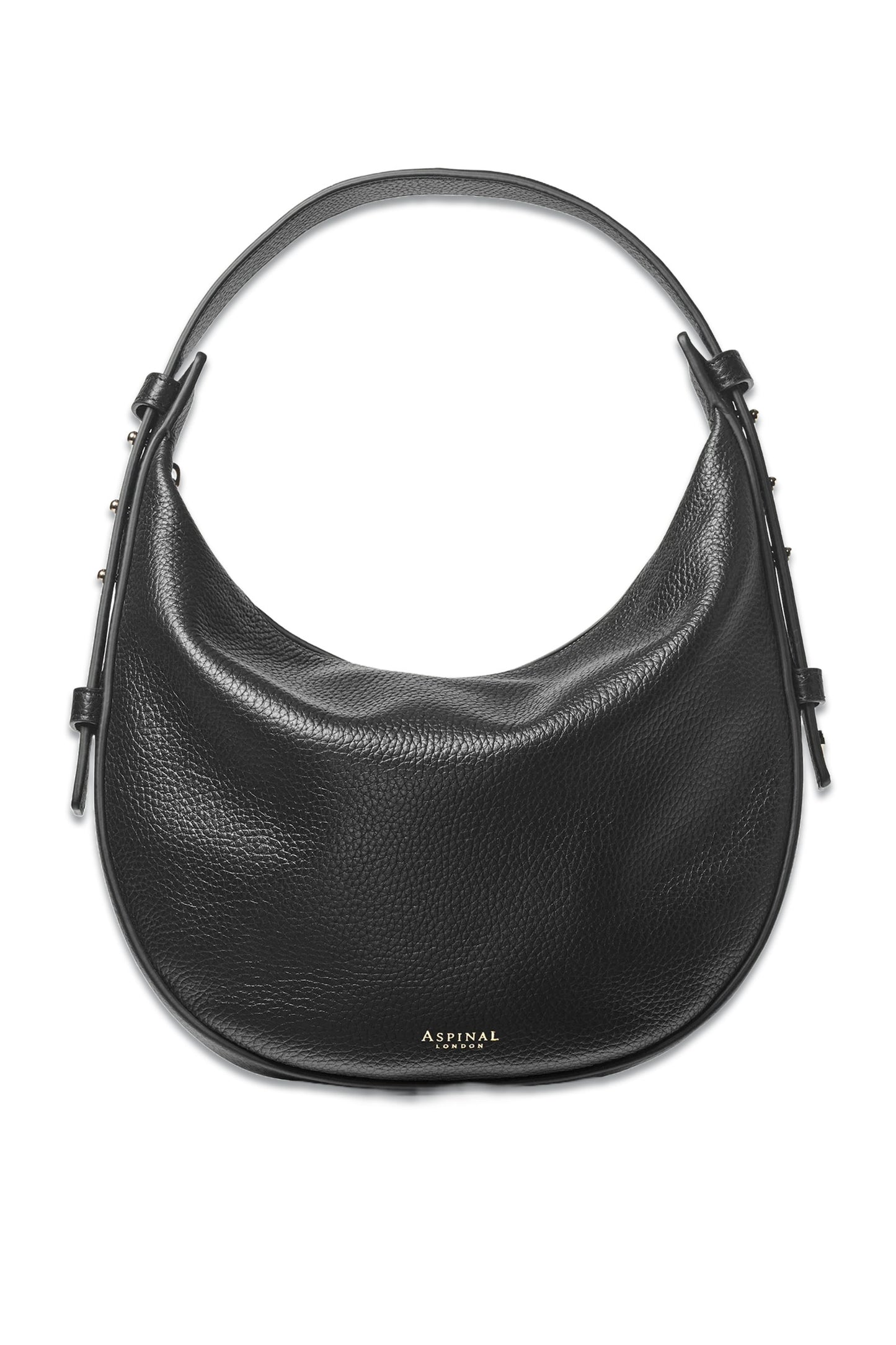 Black Pebble Hobo Crescent
