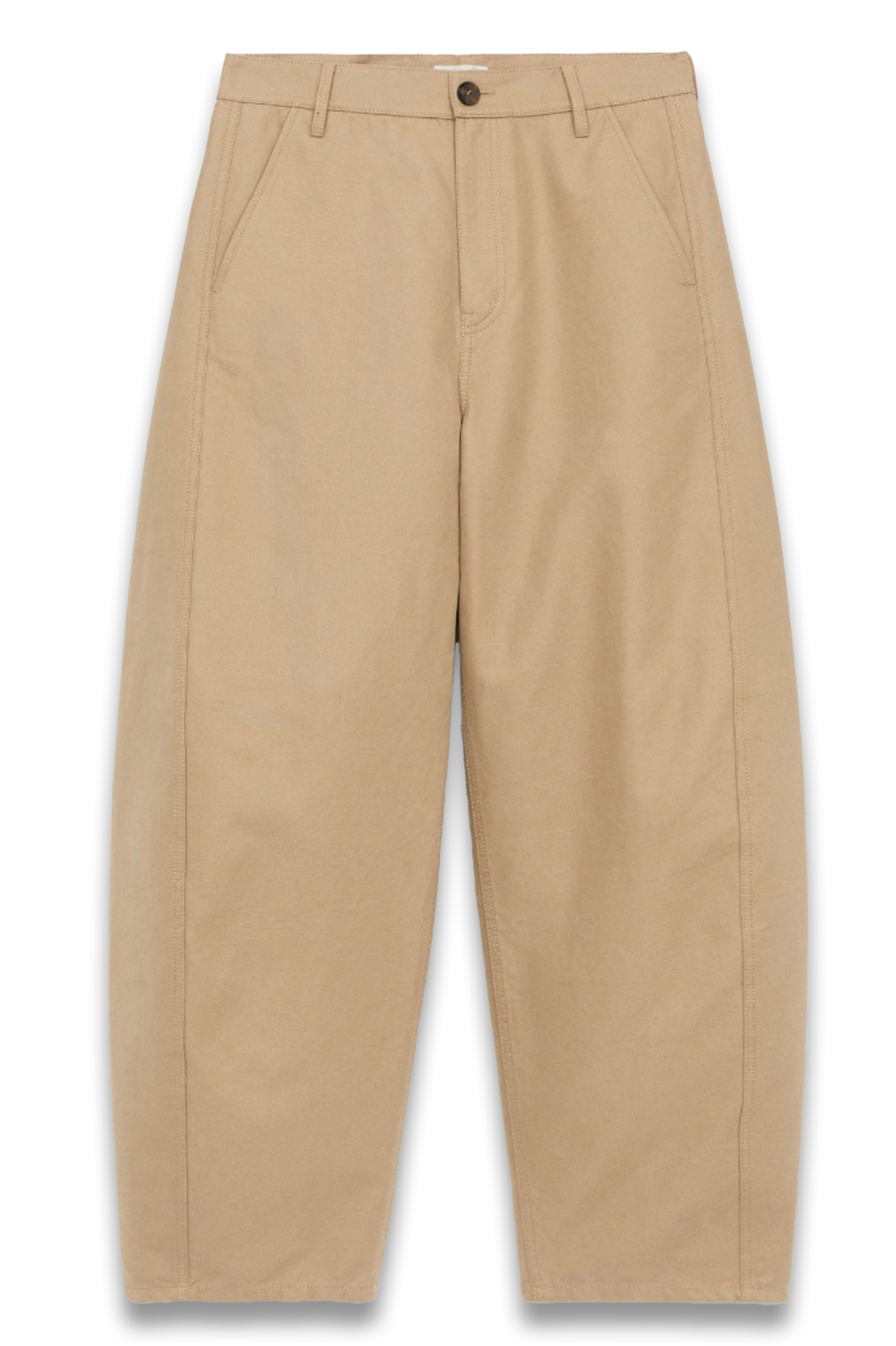 Barrel-Leg Trousers