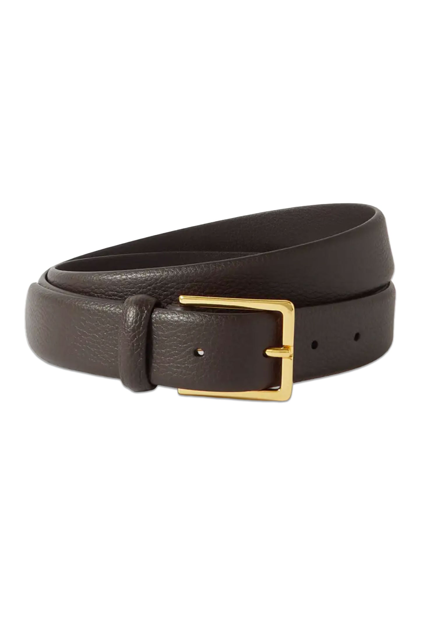 Textured-Leather Belt