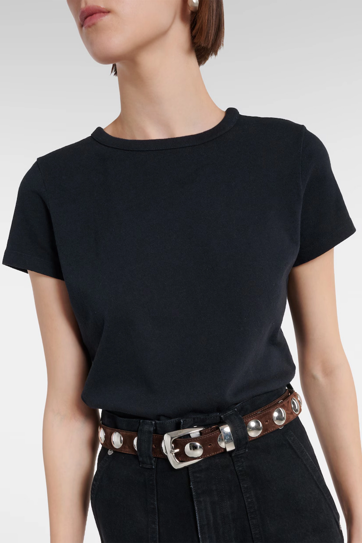 Benny Studded Suede Belt