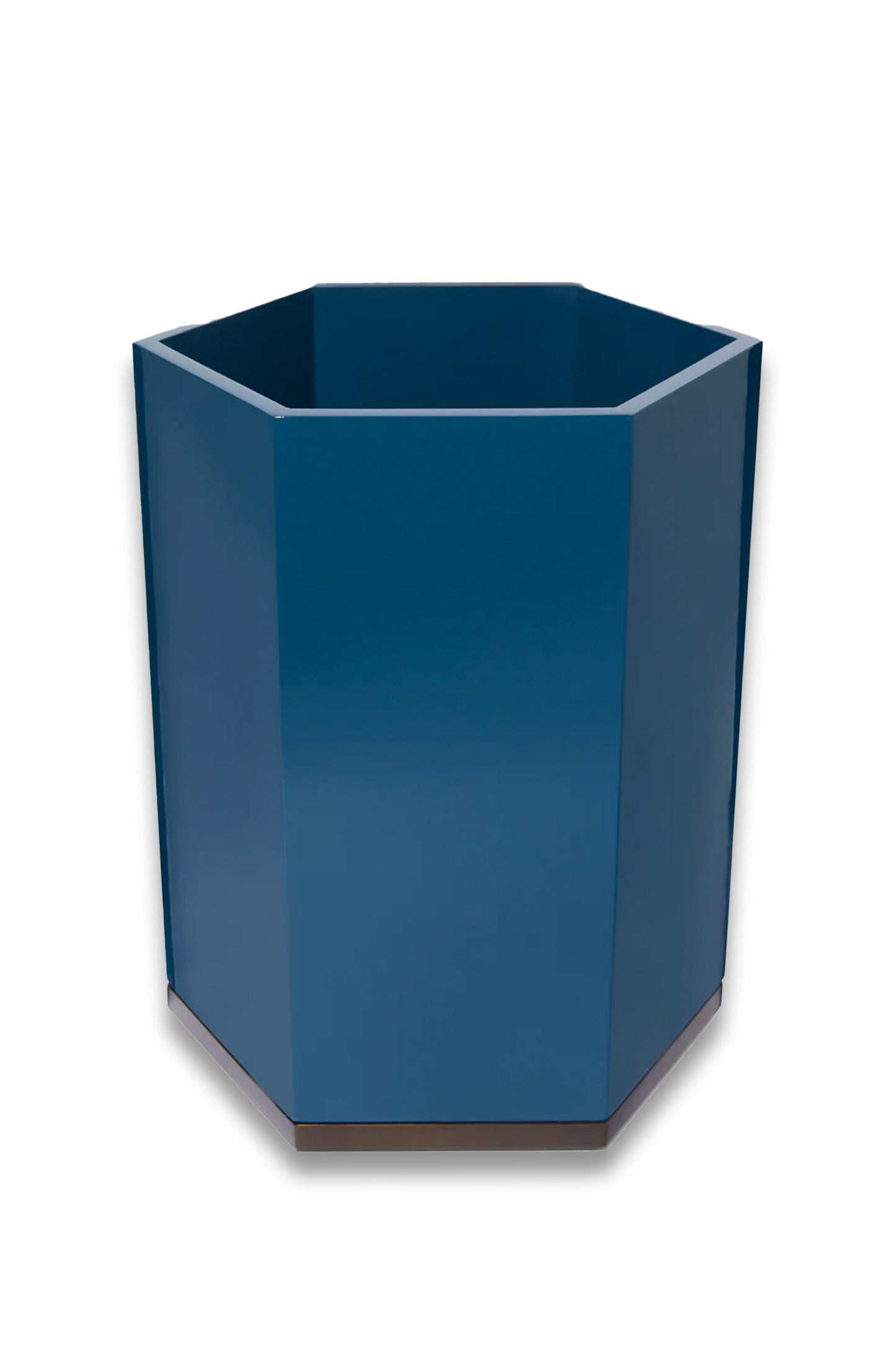 Lacquered Hexagonal Bin
