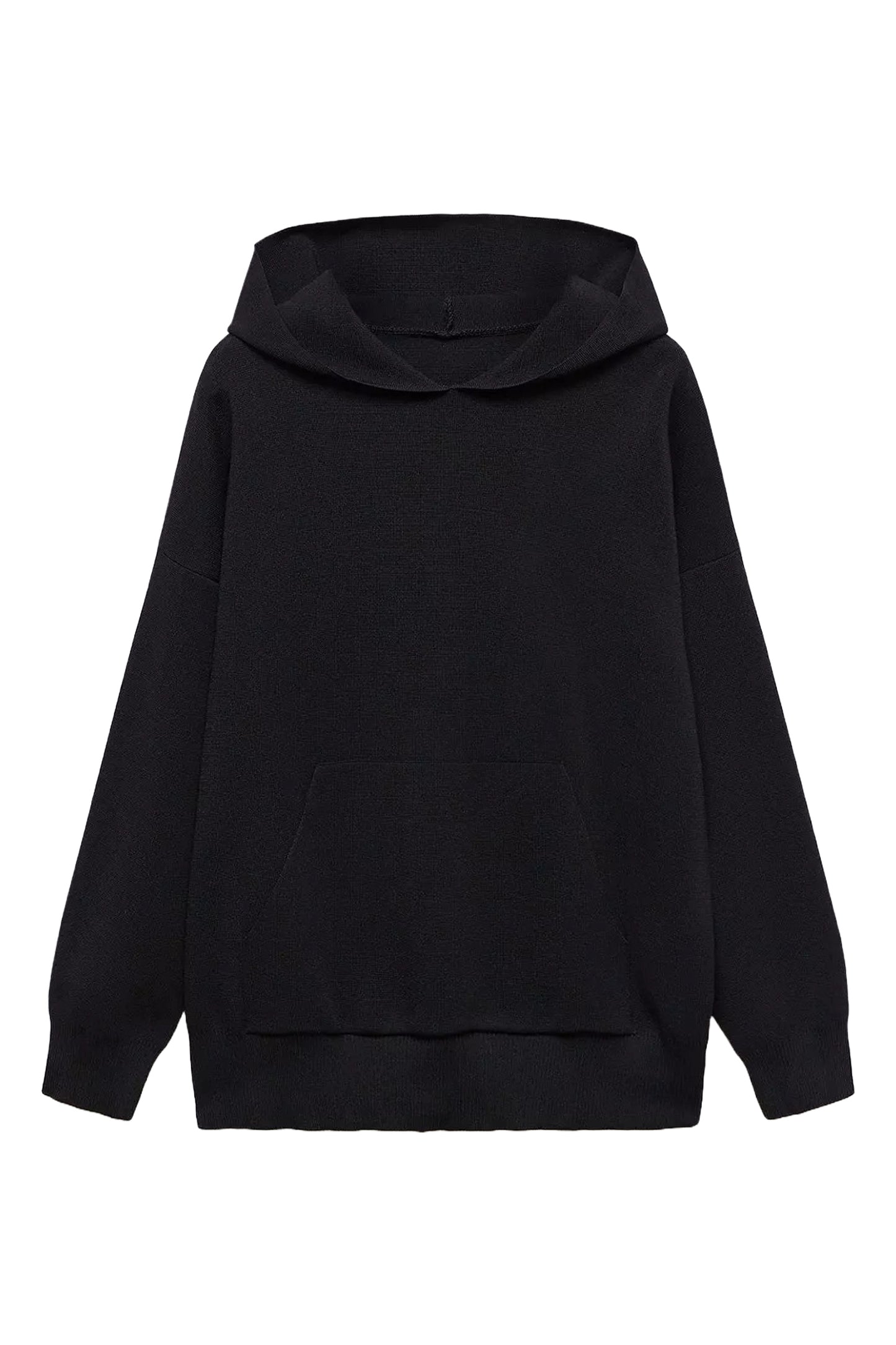 Mango Brandy Hooded Jumper, Black