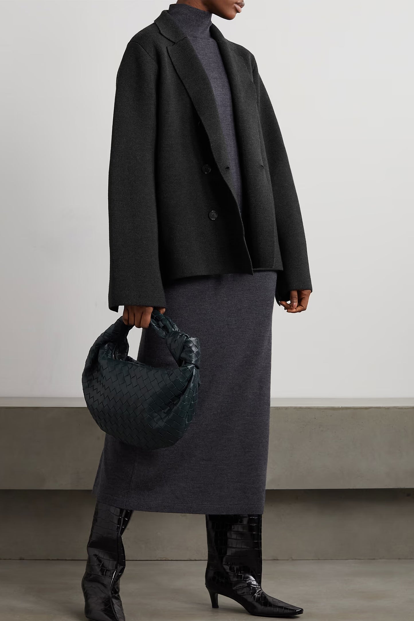 Double-Breasted Wool Blazer