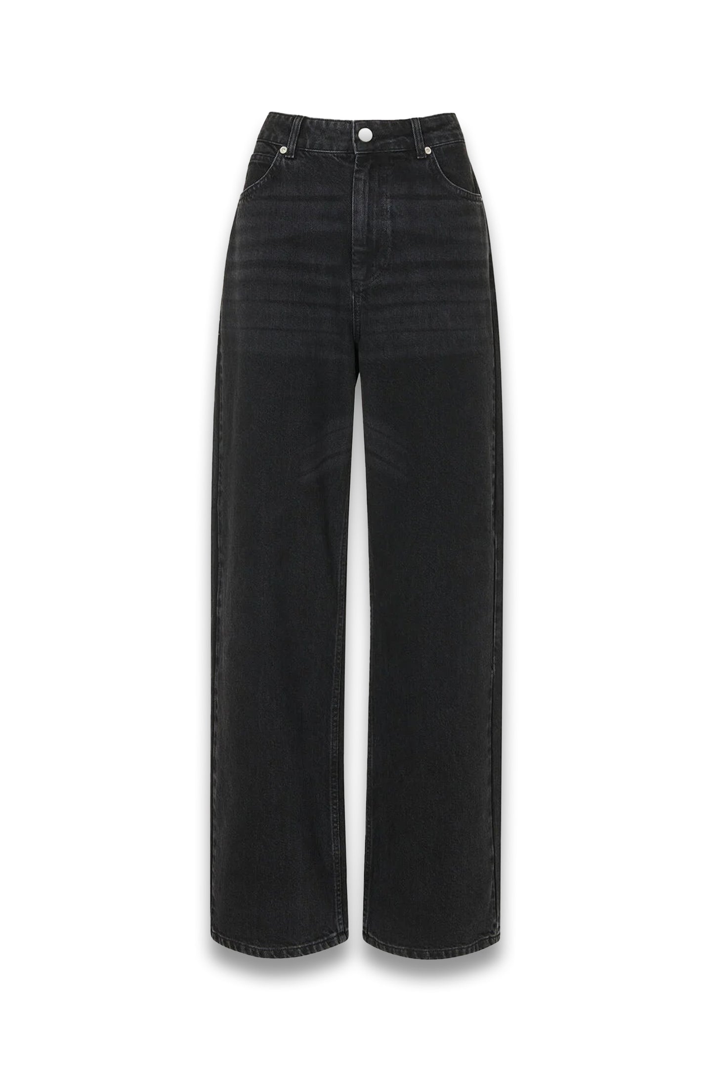 Black Straight Full Length Jean
