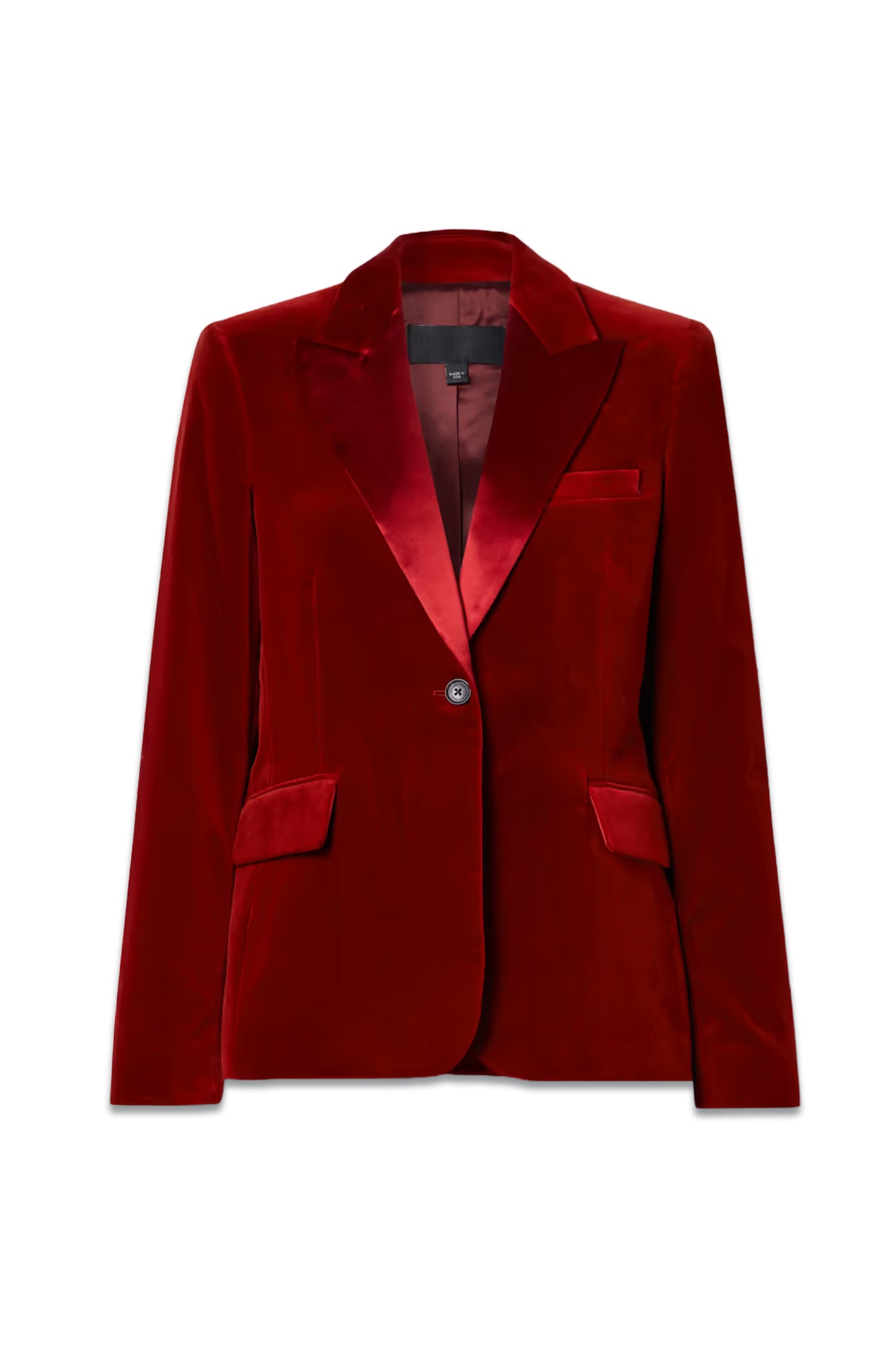 Marshal Silk Satin-Trimmed Cotton-Blend Velvet Blazer