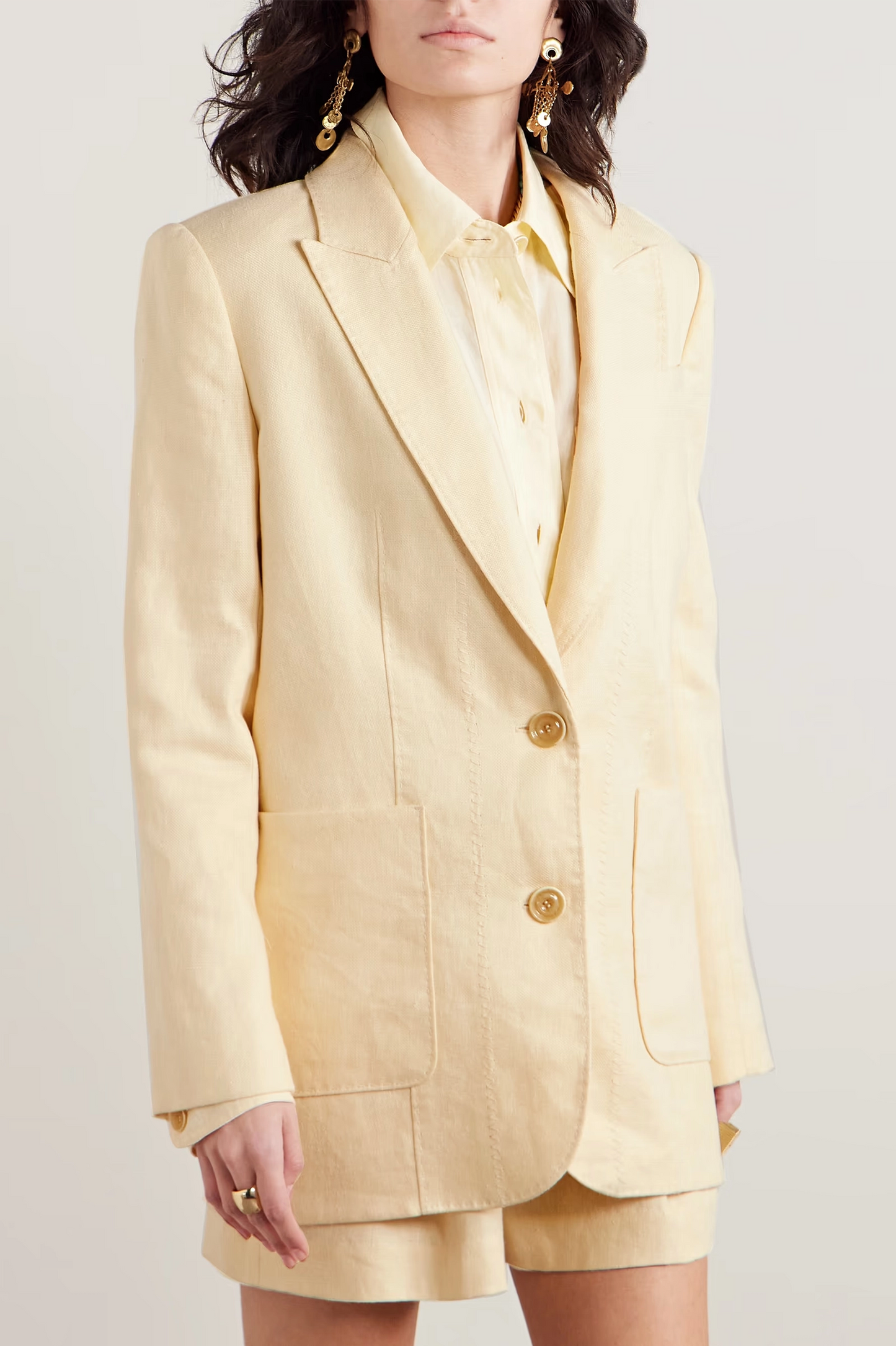 Illuminate Linen Blazer