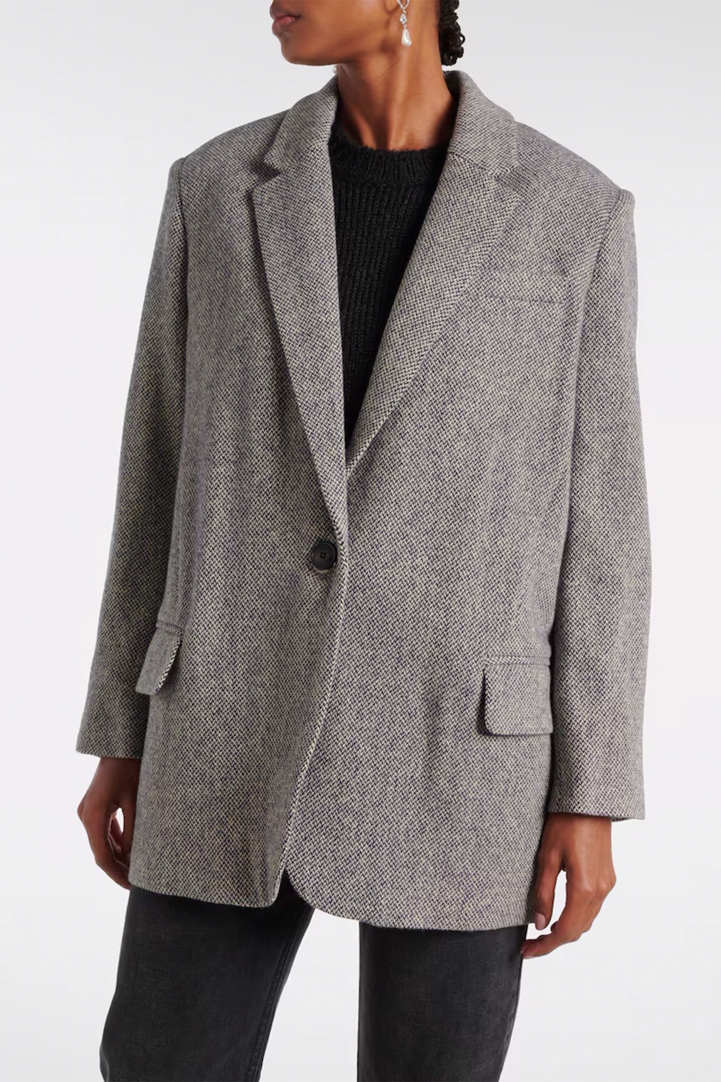 Cikaito wool-blend blazer