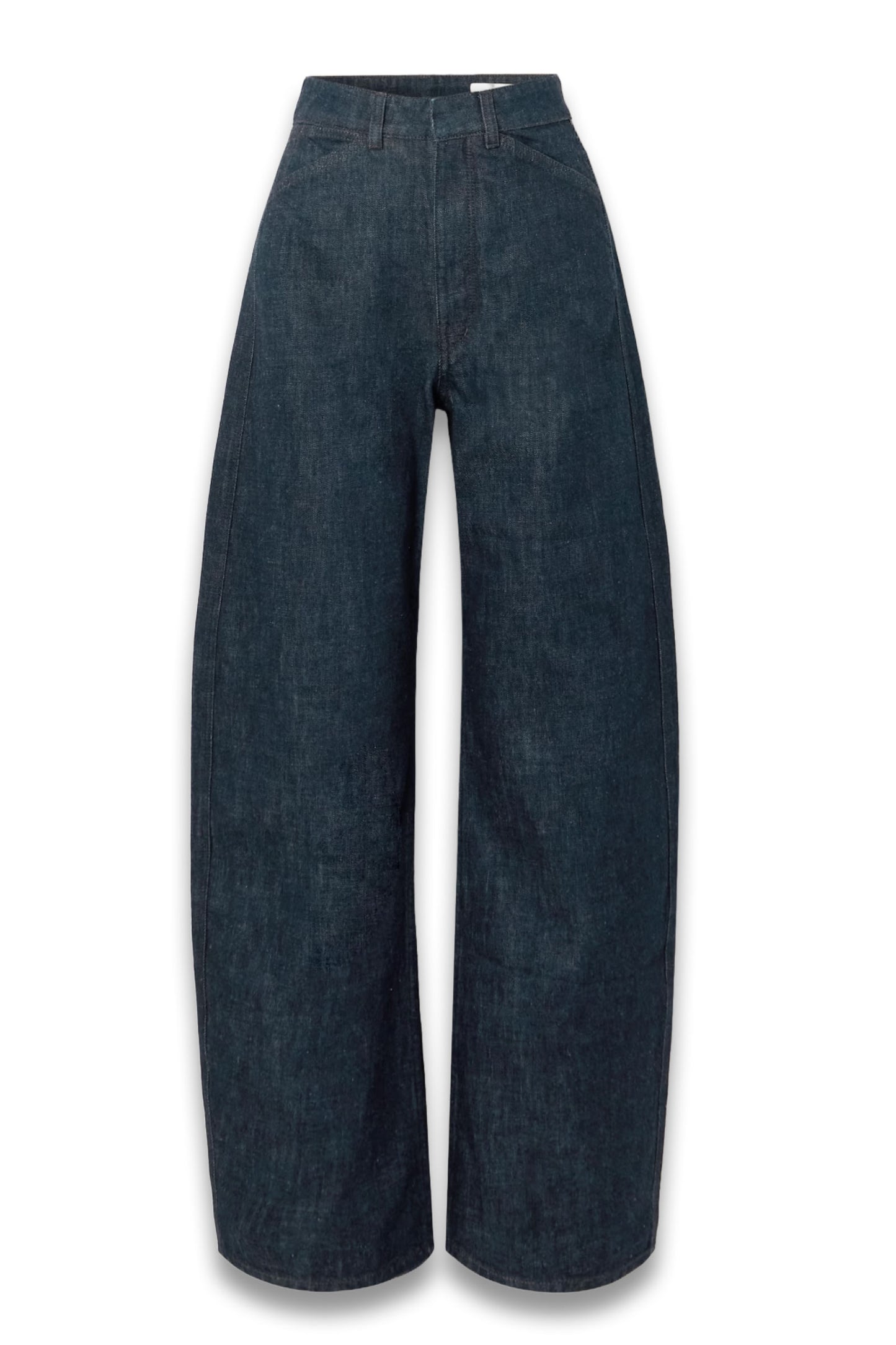 High-rise Barrel-leg Jeans