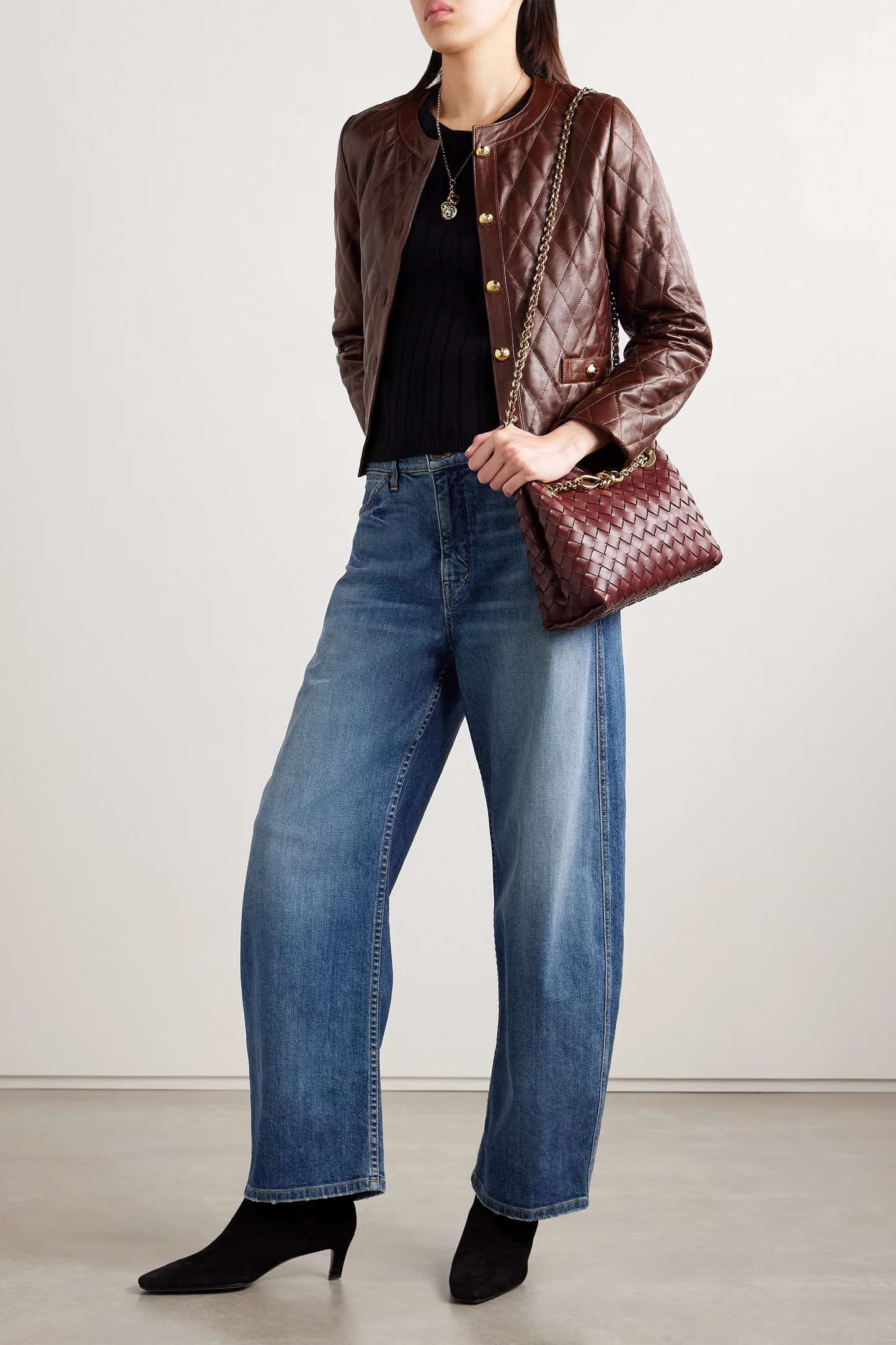 Tribeca high-rise tapered jeans