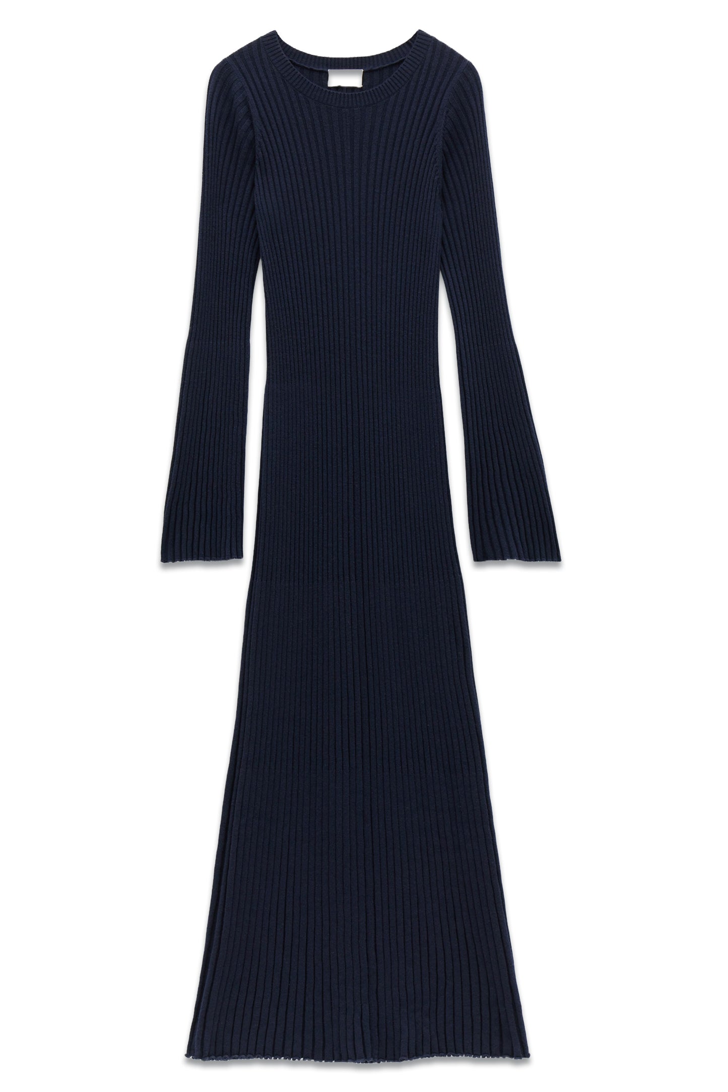 Penny Crew Neck Ribbed Knitted Dress