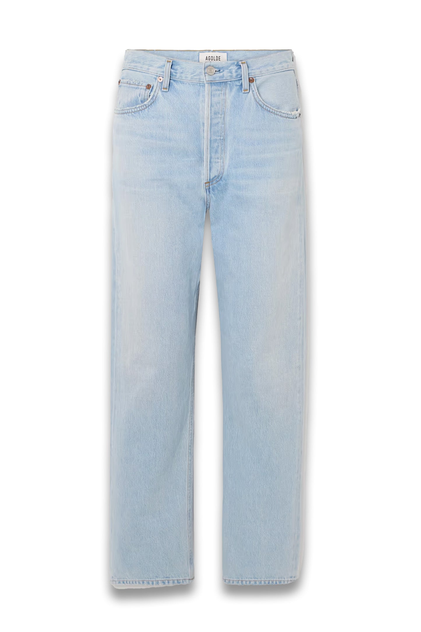 '90s mid-rise straight-leg jeans