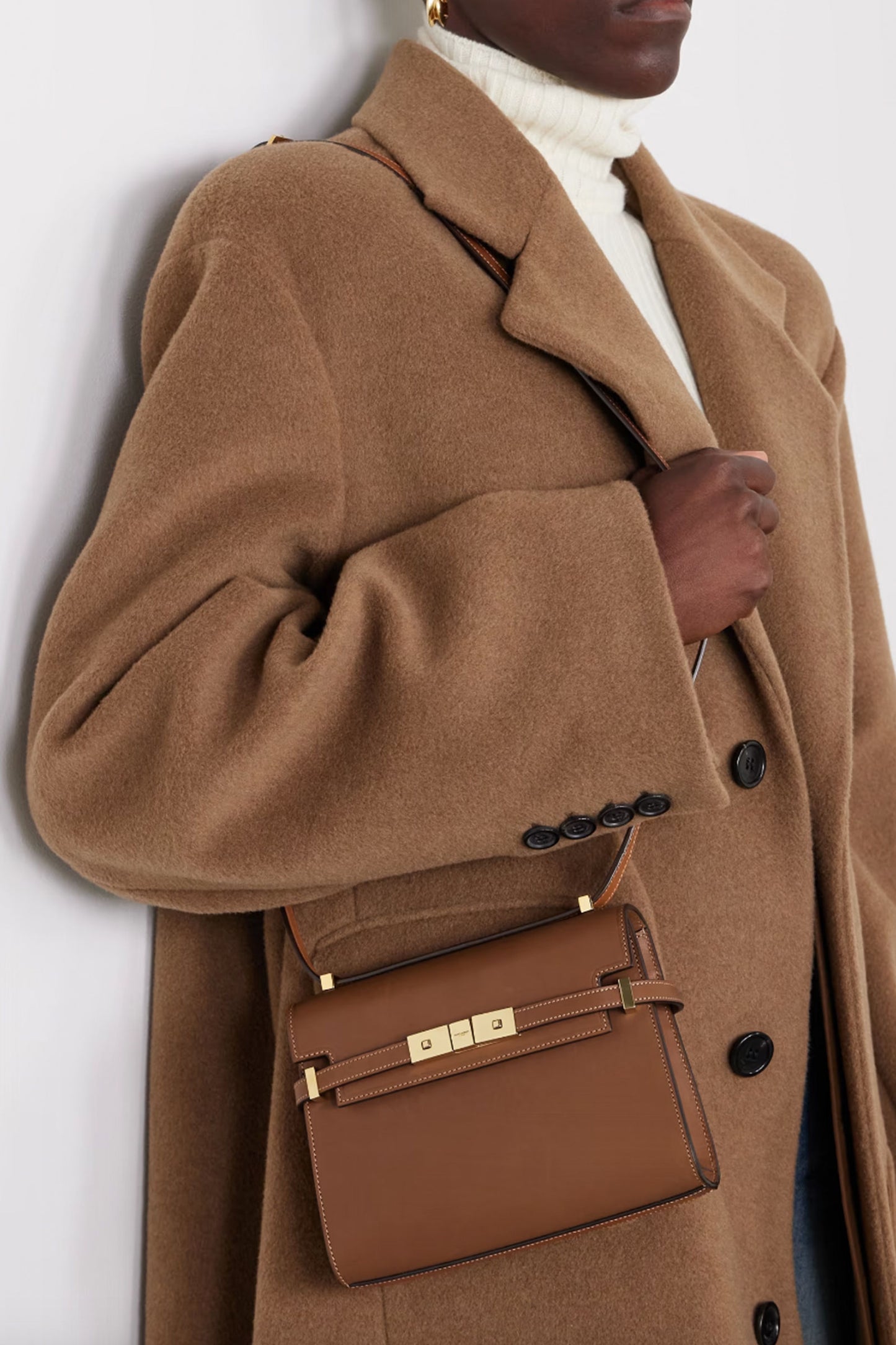 Manhattan Mini Leather Shoulder Bag
