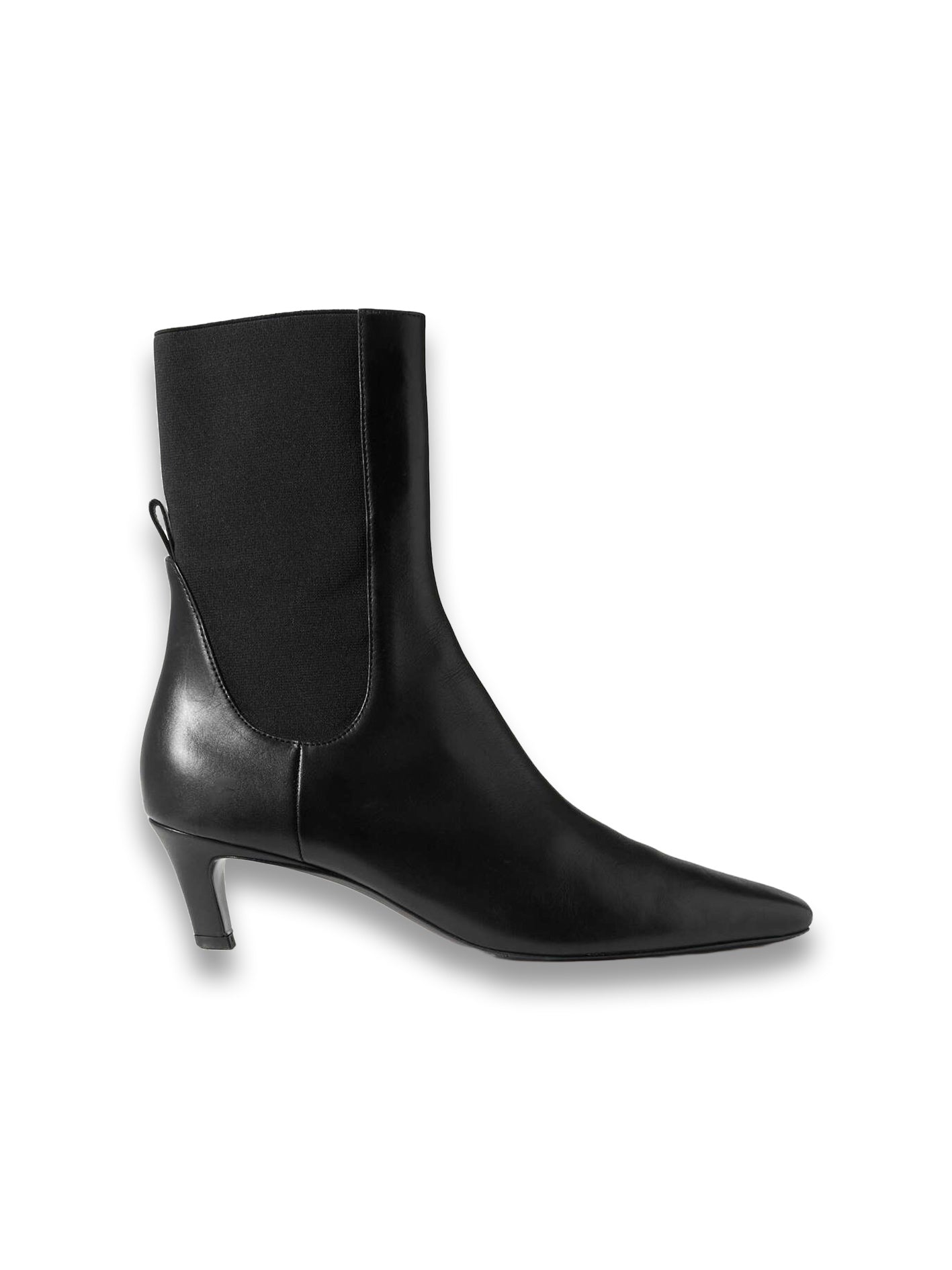 The Mid Heel leather Chelsea Boots