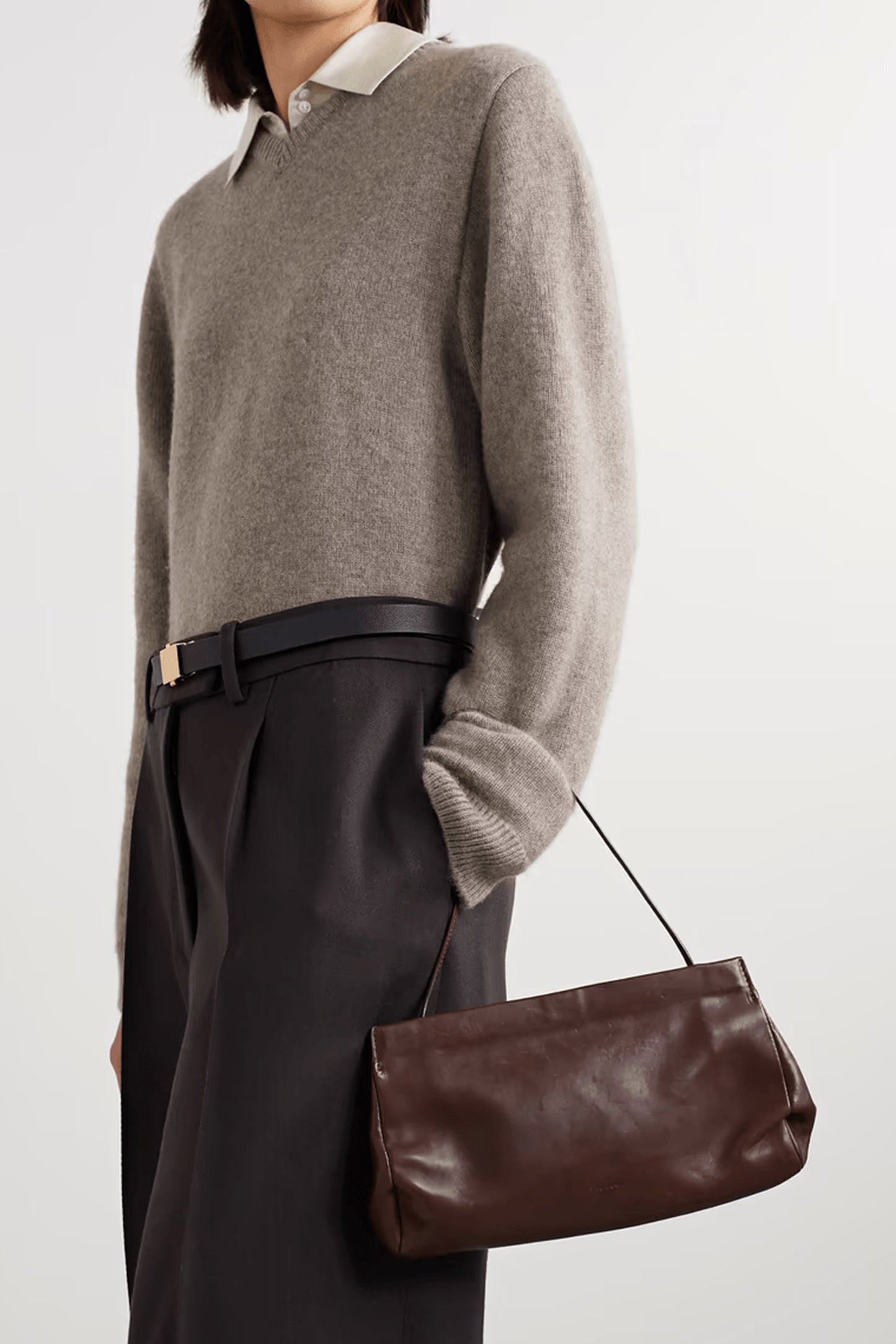 Abby Leather Shoulder Bag