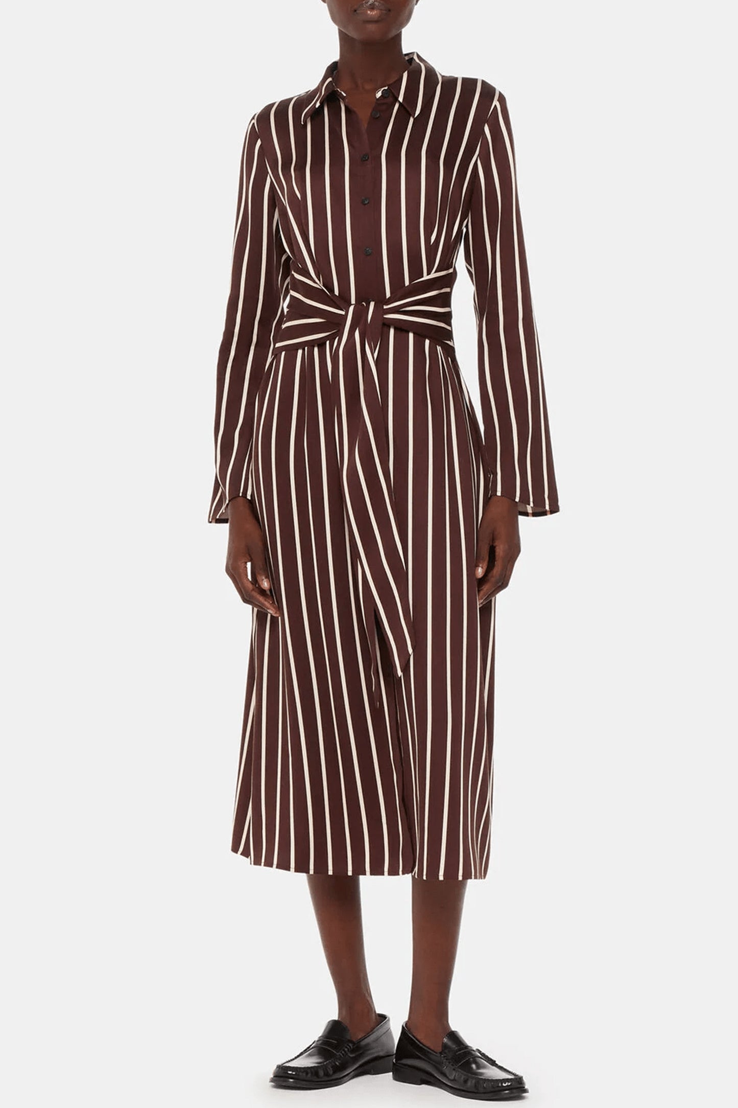 Alex Stripe Shirt Dress