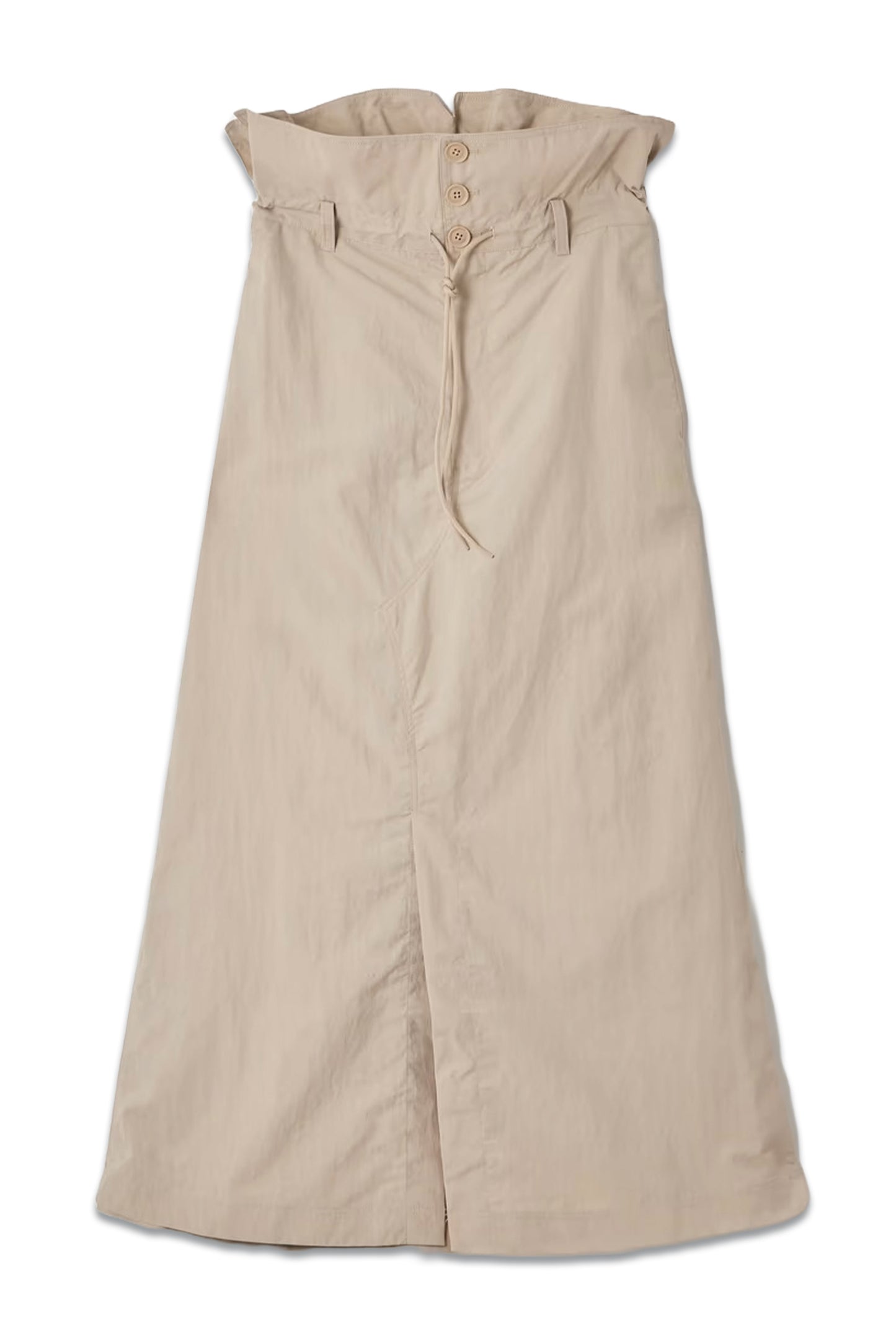 + Y-3 Crinkled-shell Midi Skirt