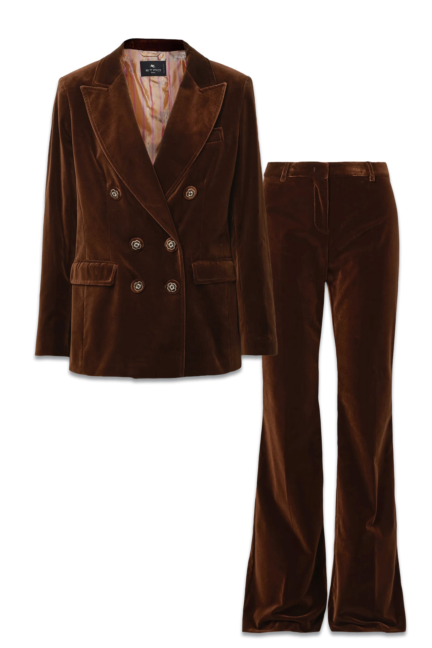 Cotton-blend Velvet Suit