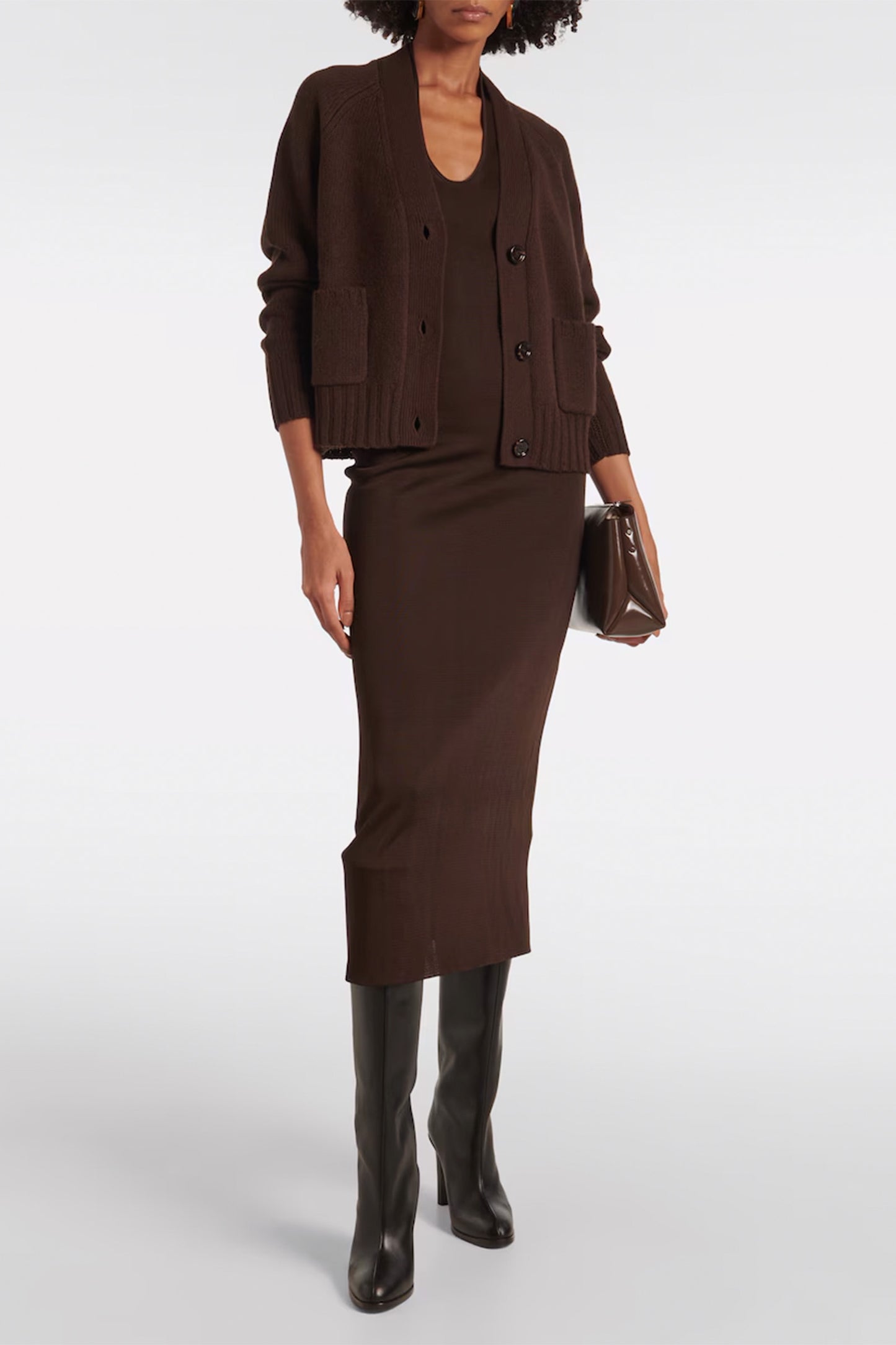 Wool and cashmere cardigan