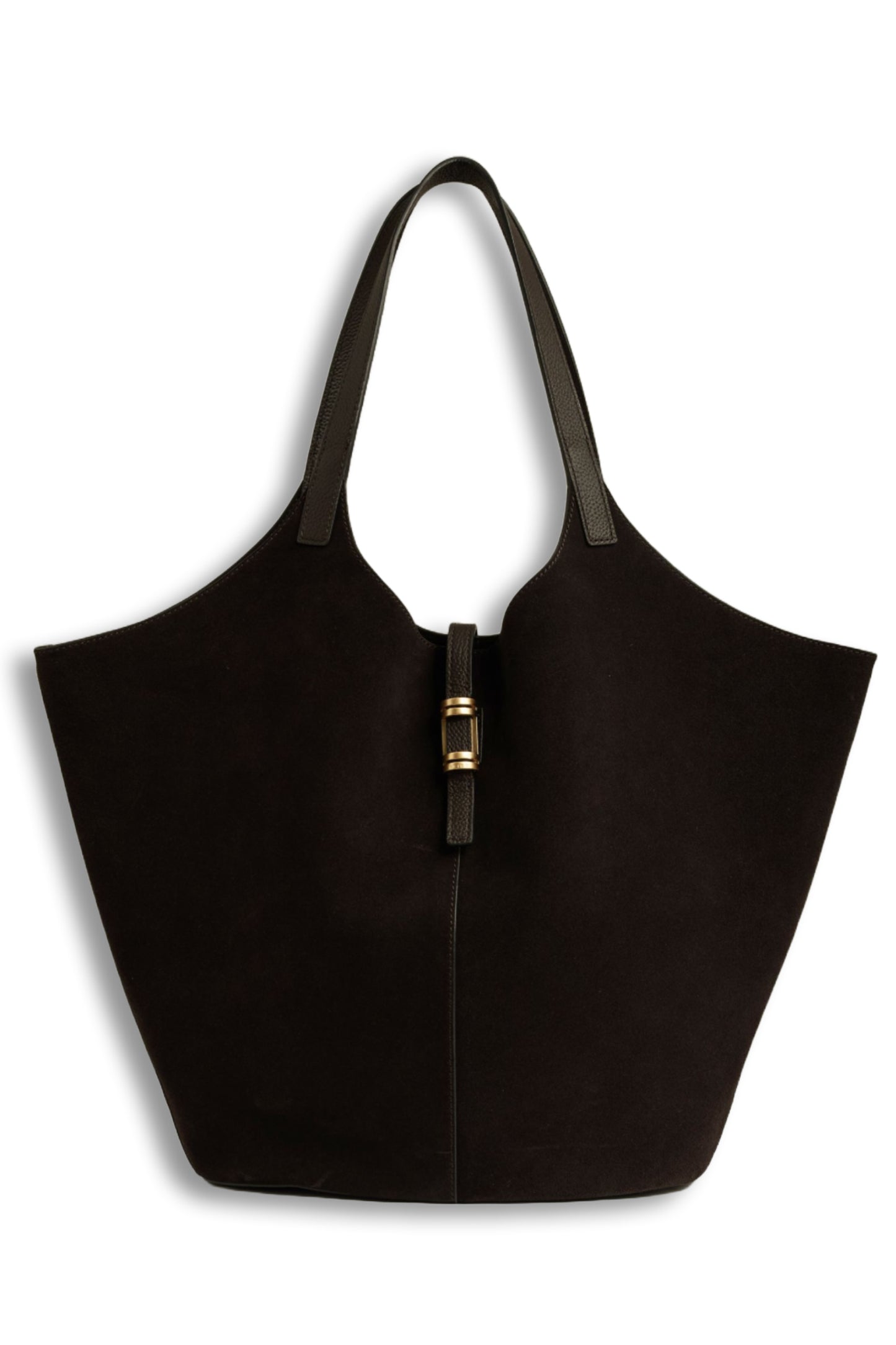 Lyra Leather And Suede Tote Bag
