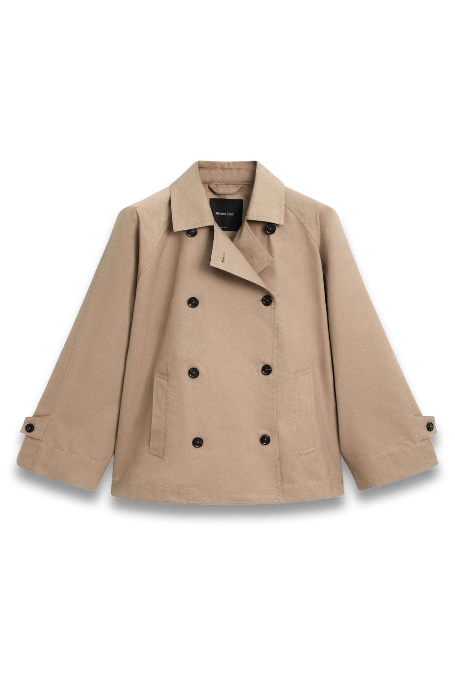 Short Cotton Blend Cape
