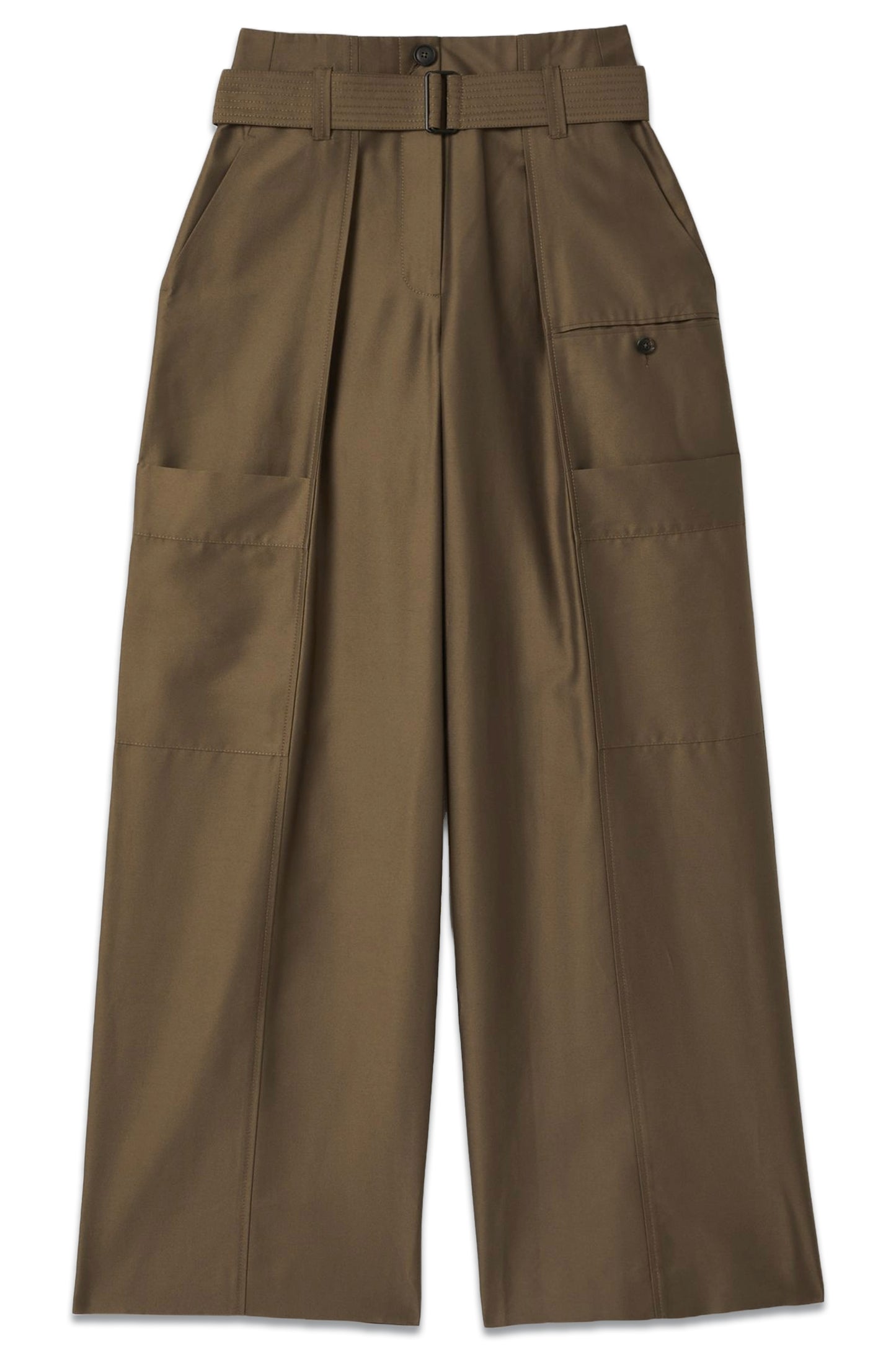 Wide Leg Paper Bag Trousers