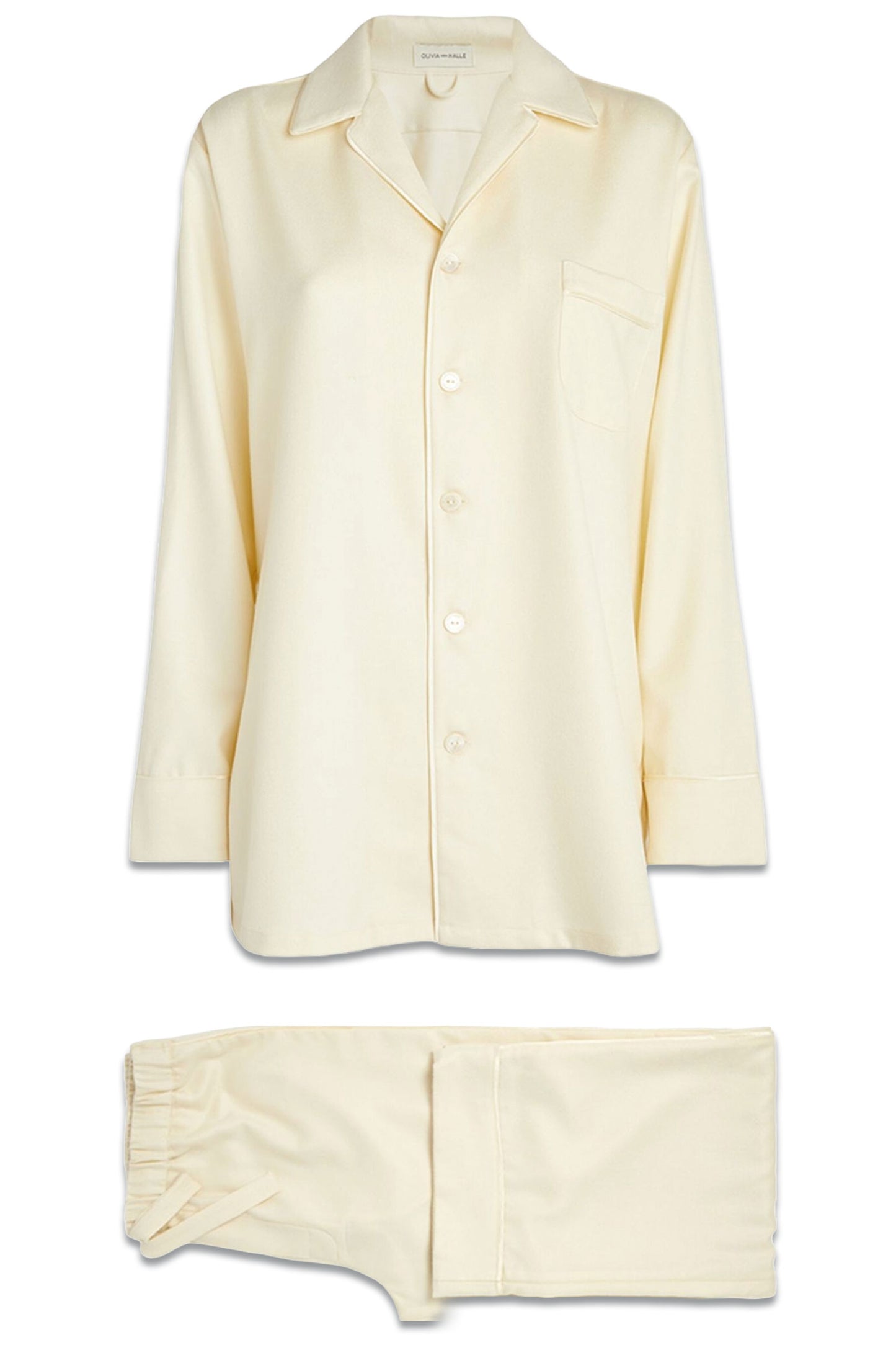 Vanderbilt Aspen Ivory Cashmere Pyjamas