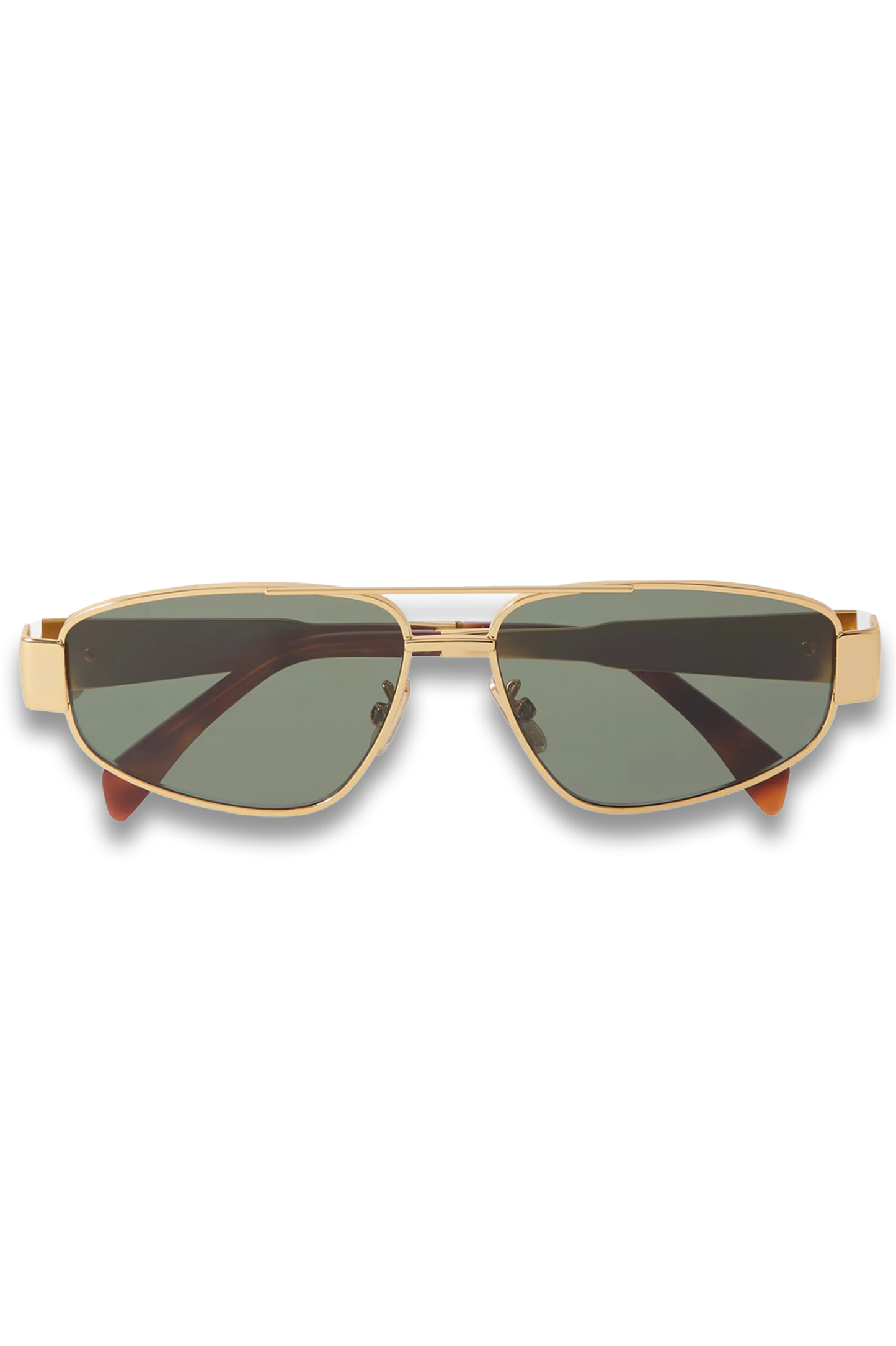 Triomphe Aviator-Style Gold-Tone and Acetate Sunglasses