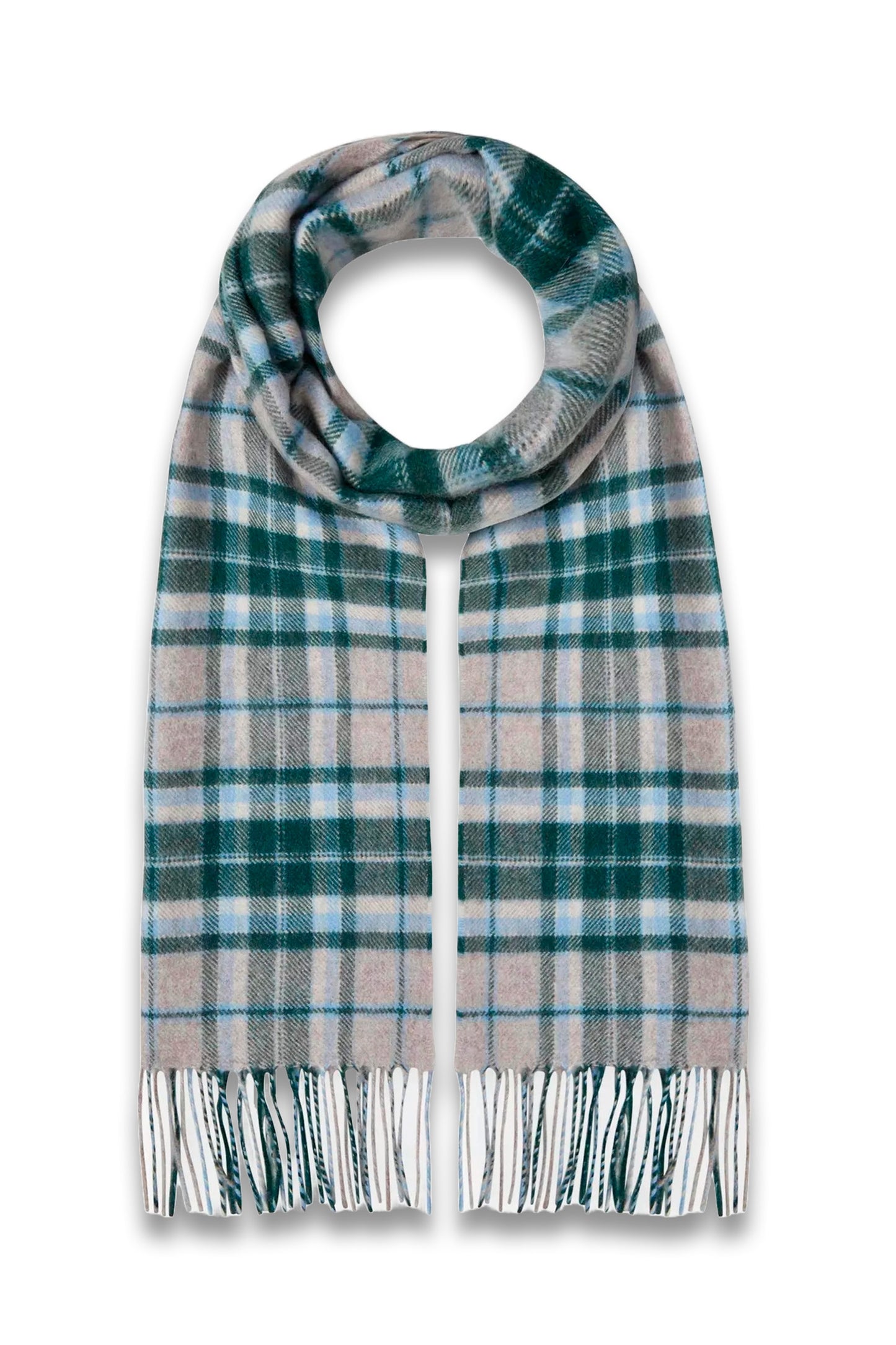 Cashmere Plaid Check Scarf
