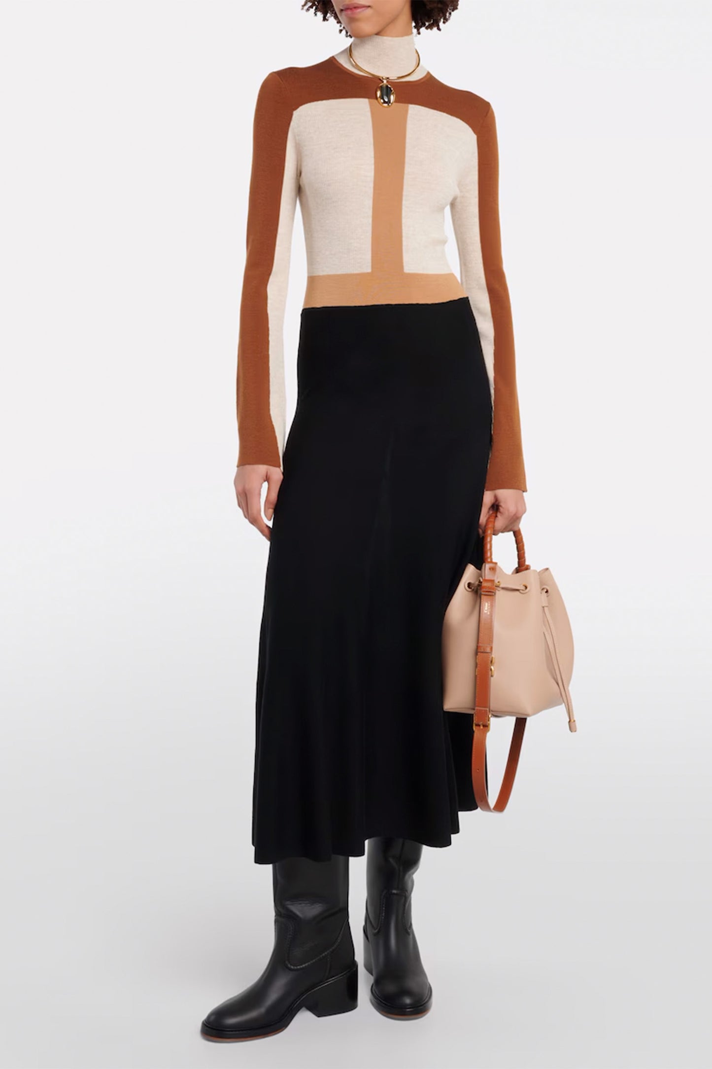 Marcie Small leather tote bag