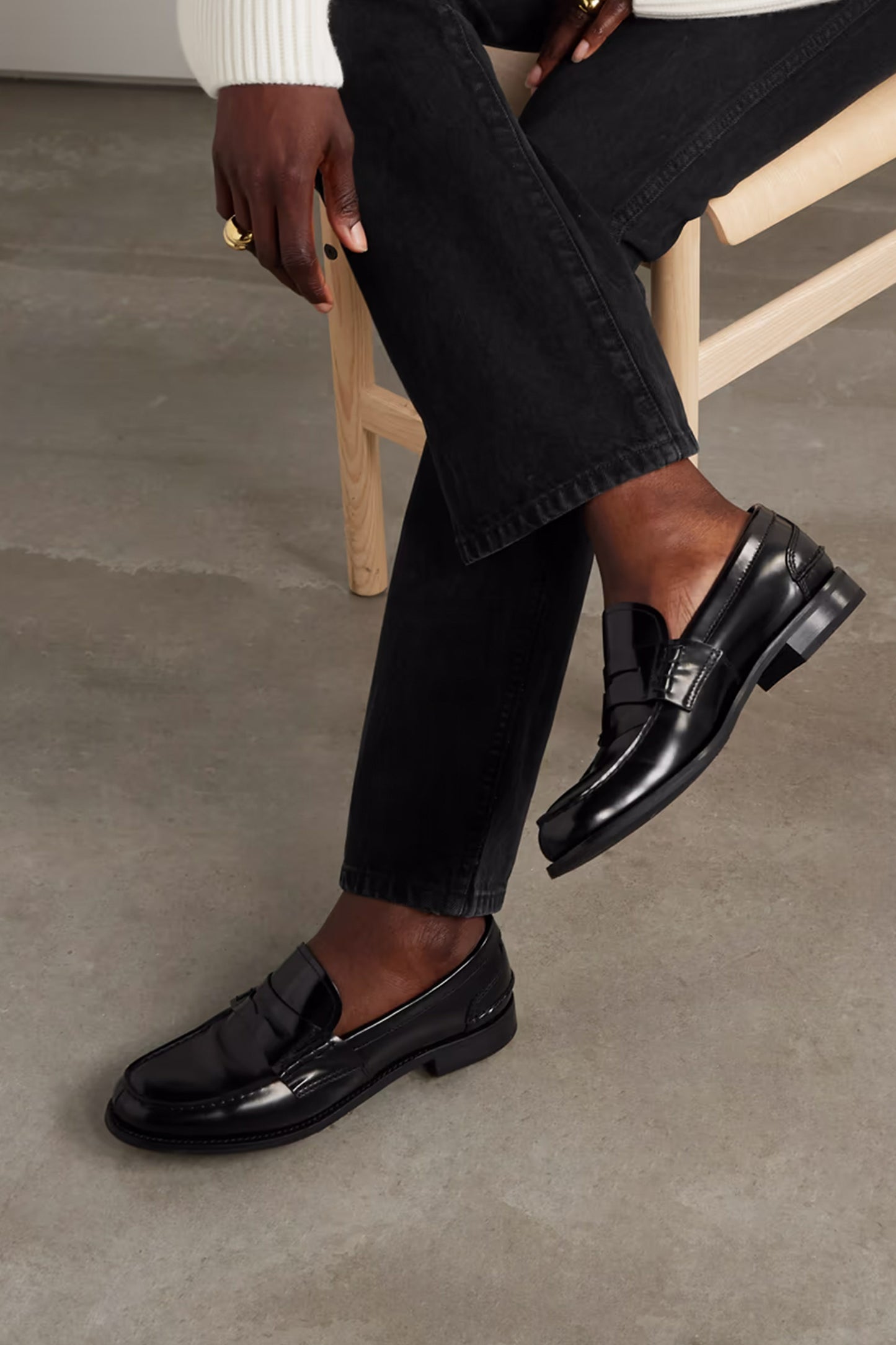 Pembrey W Leather Loafers