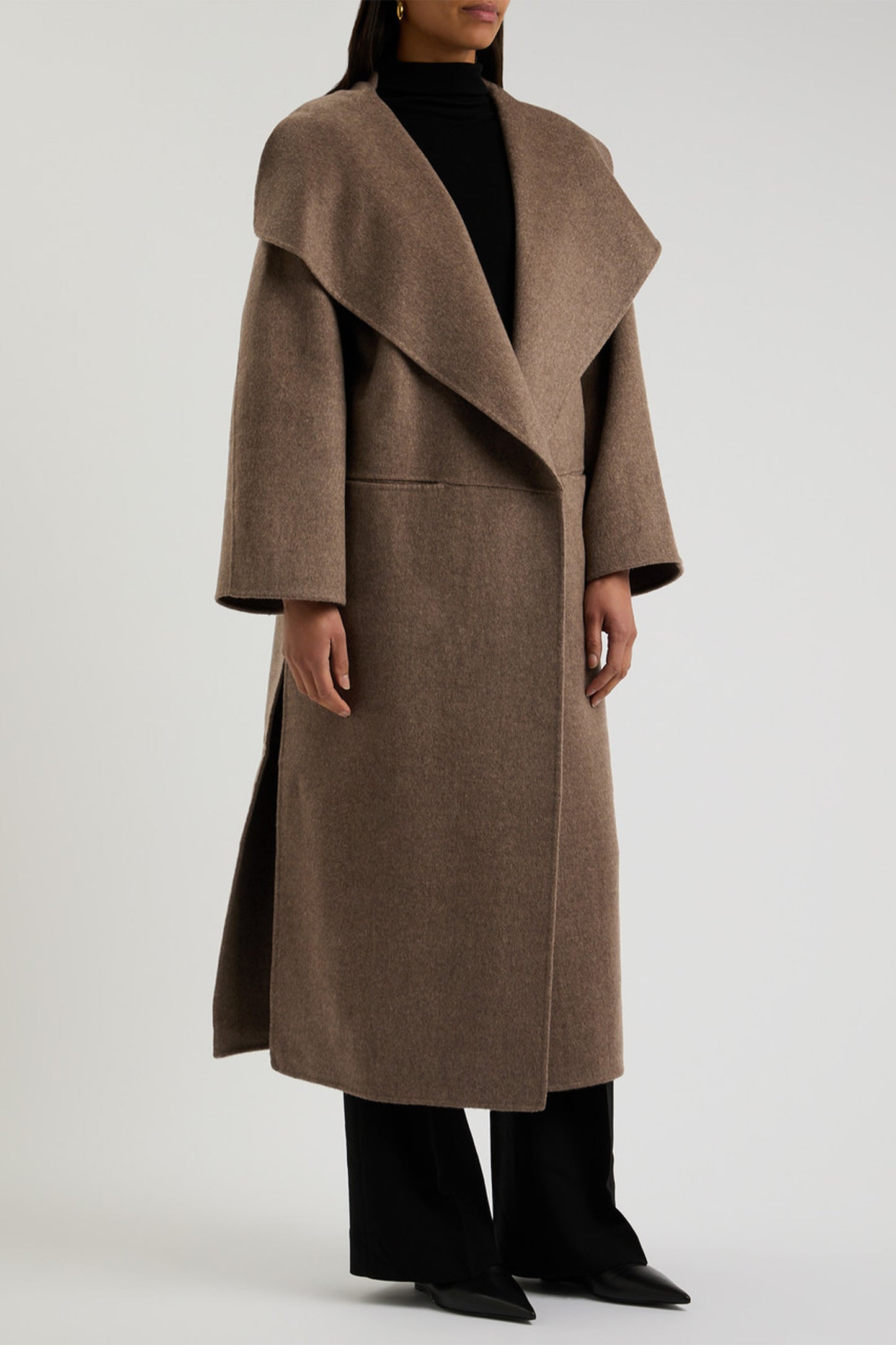 Wool and Cashmere-Blend Coat