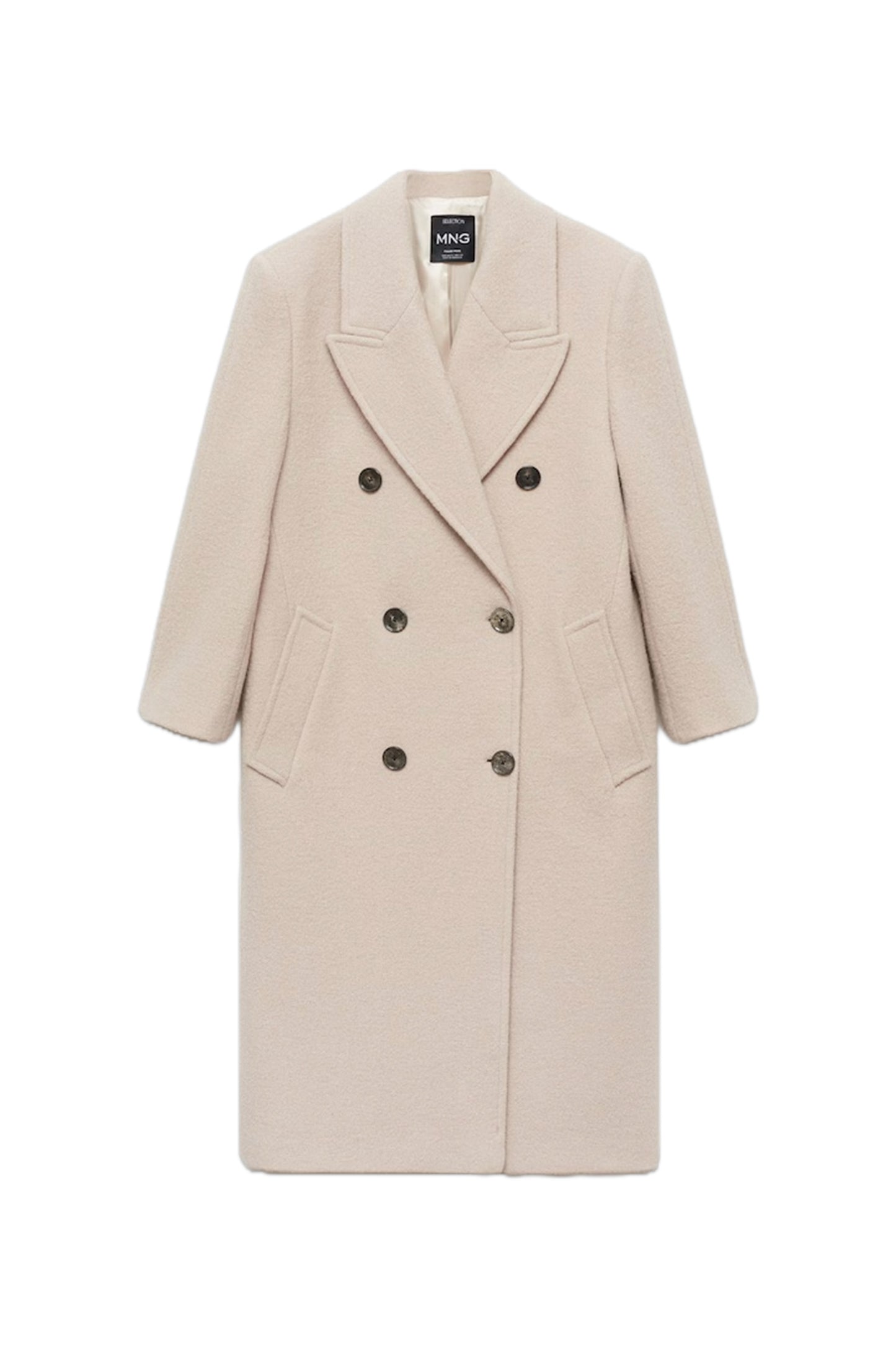 Structured Long Virgin Wool Coat