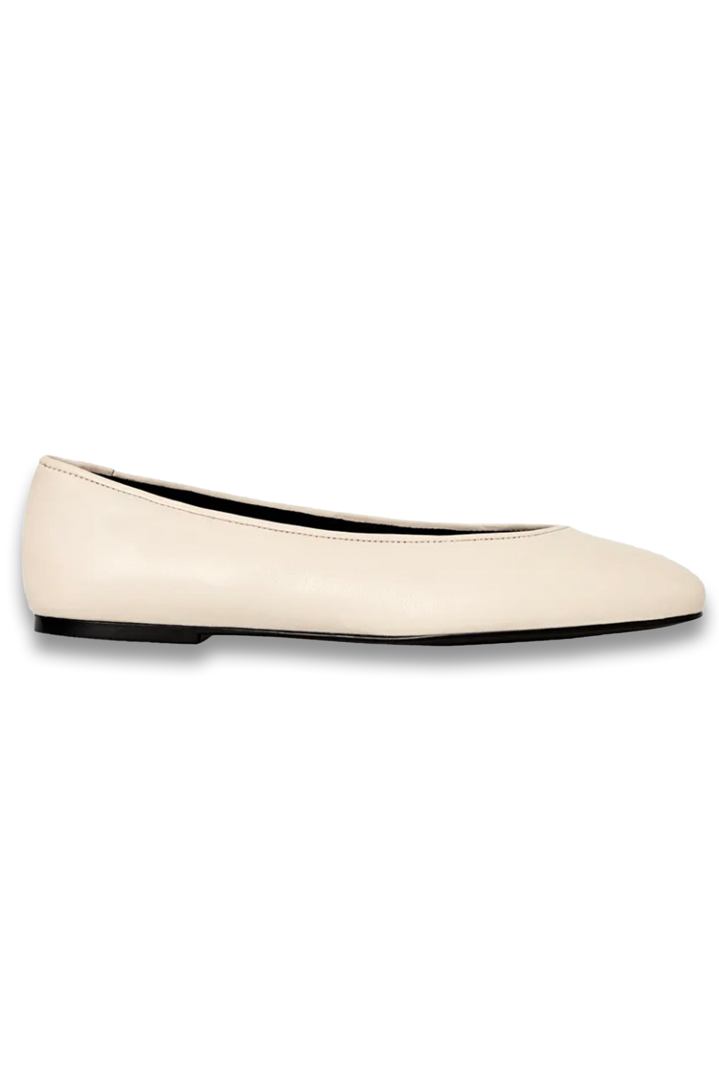 Leather Ballerina Flats
