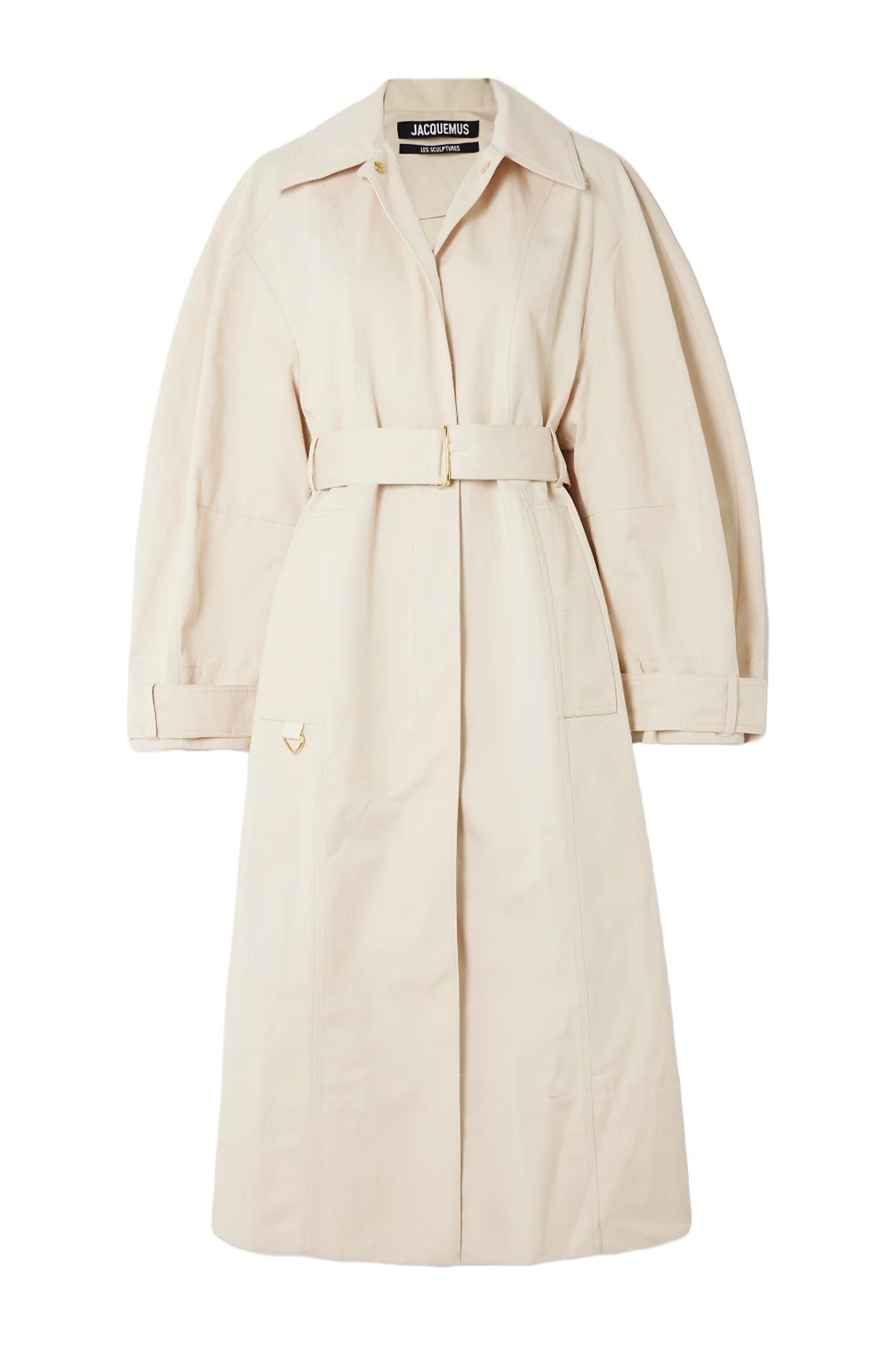 Le Trench Bari Belted Cotton And Linen-blend Trench Coat