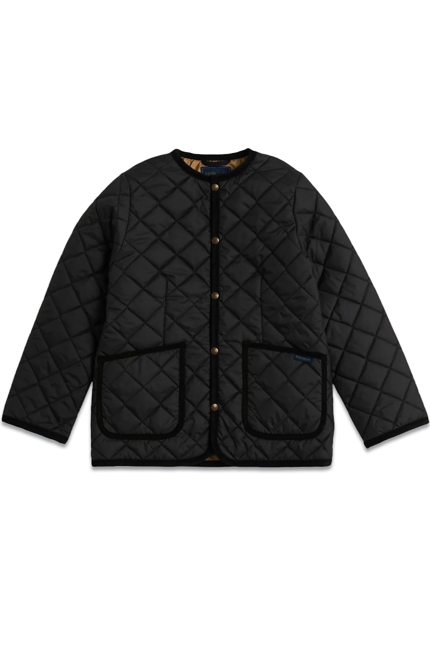 Crew Neck Jacket In Lamp Black