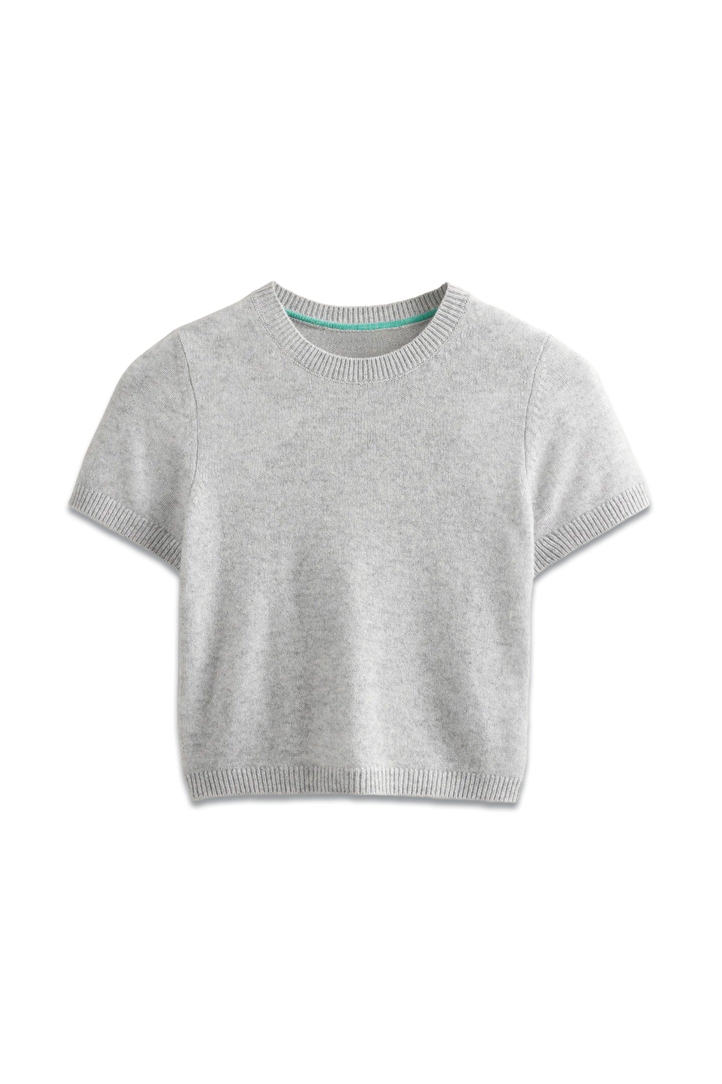 Cropped Cashmere Tee