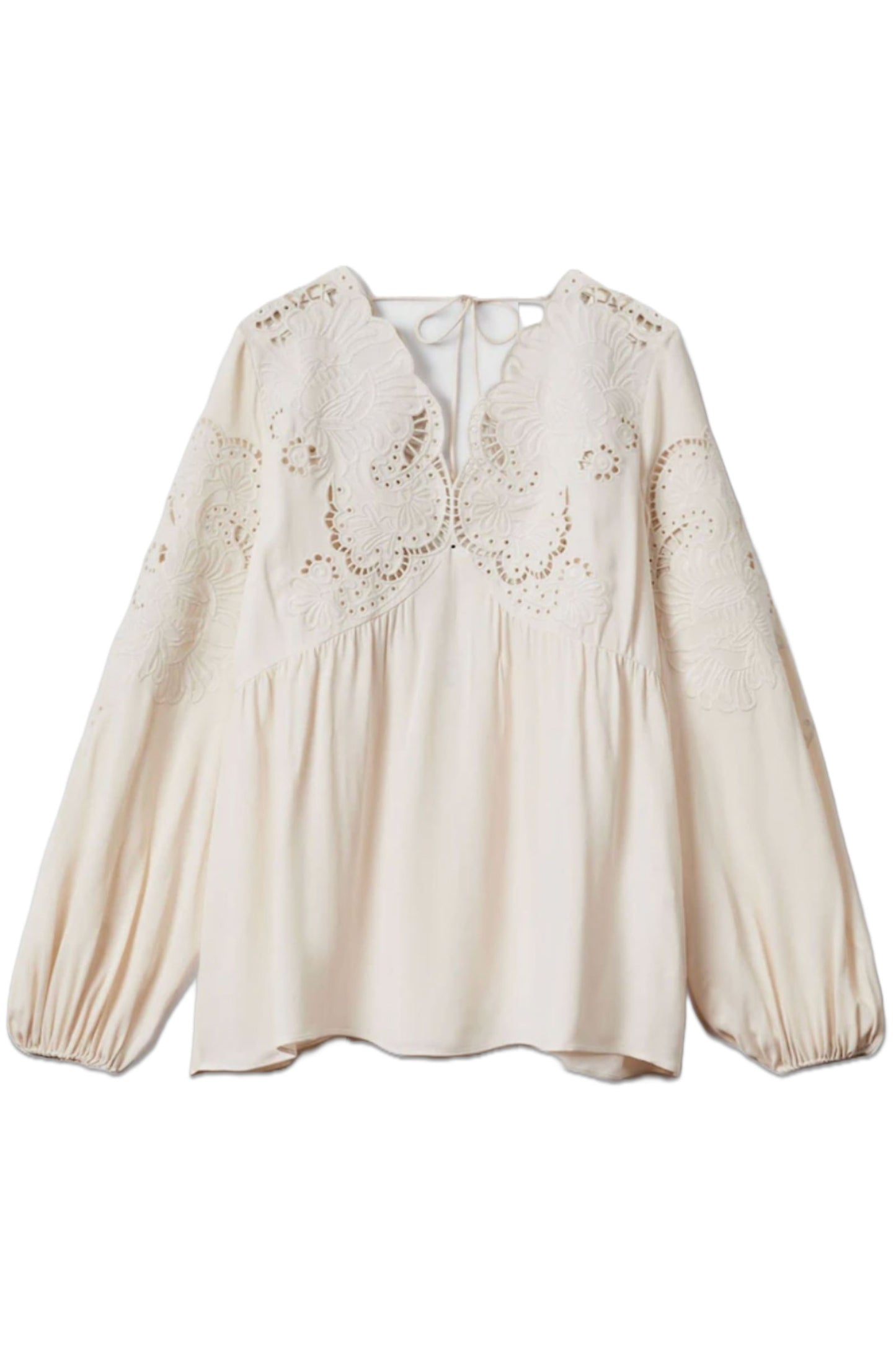 NOA Lace Cut-Out Blouse