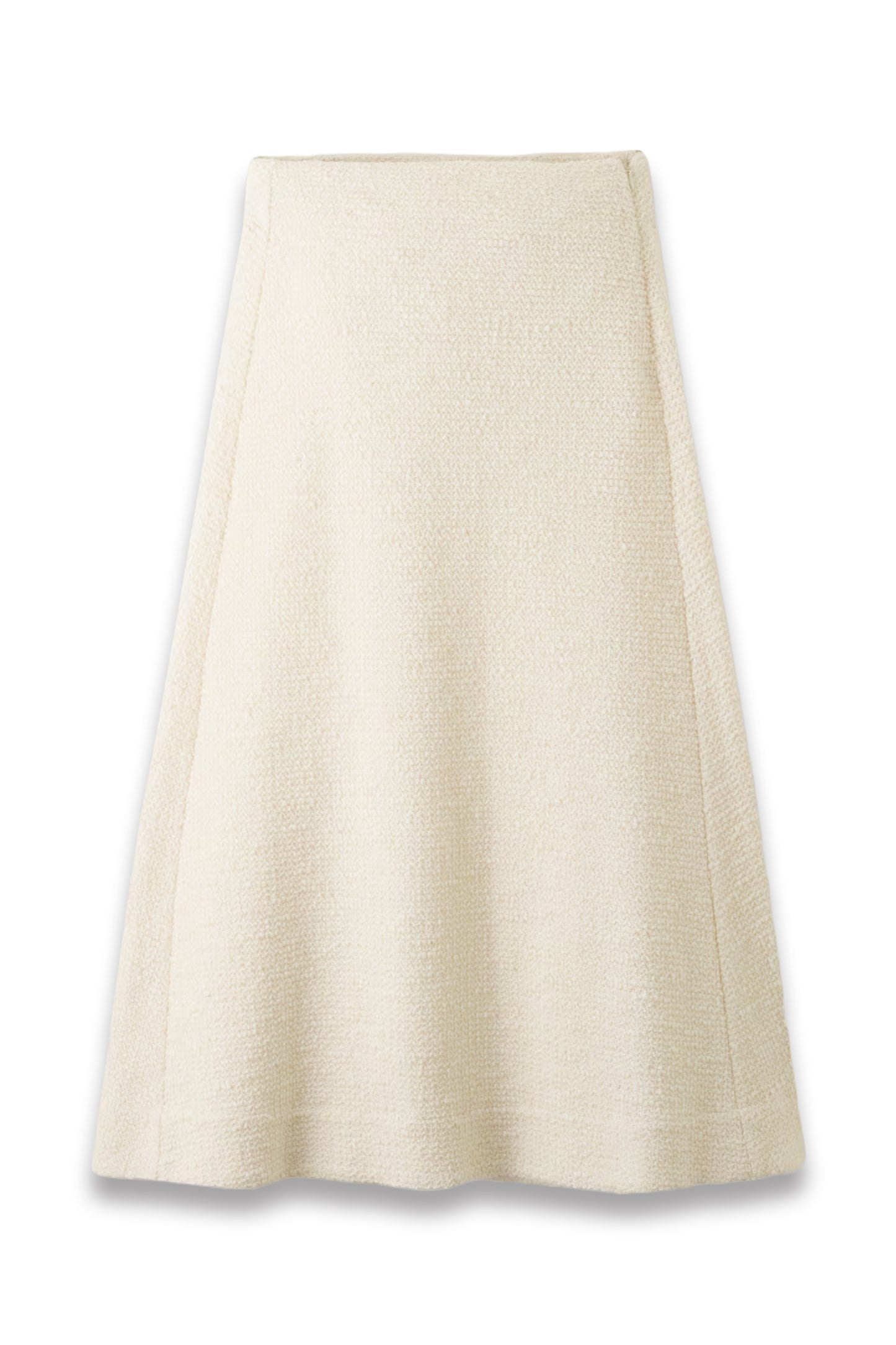 Boucle Textured A-Line Skirt
