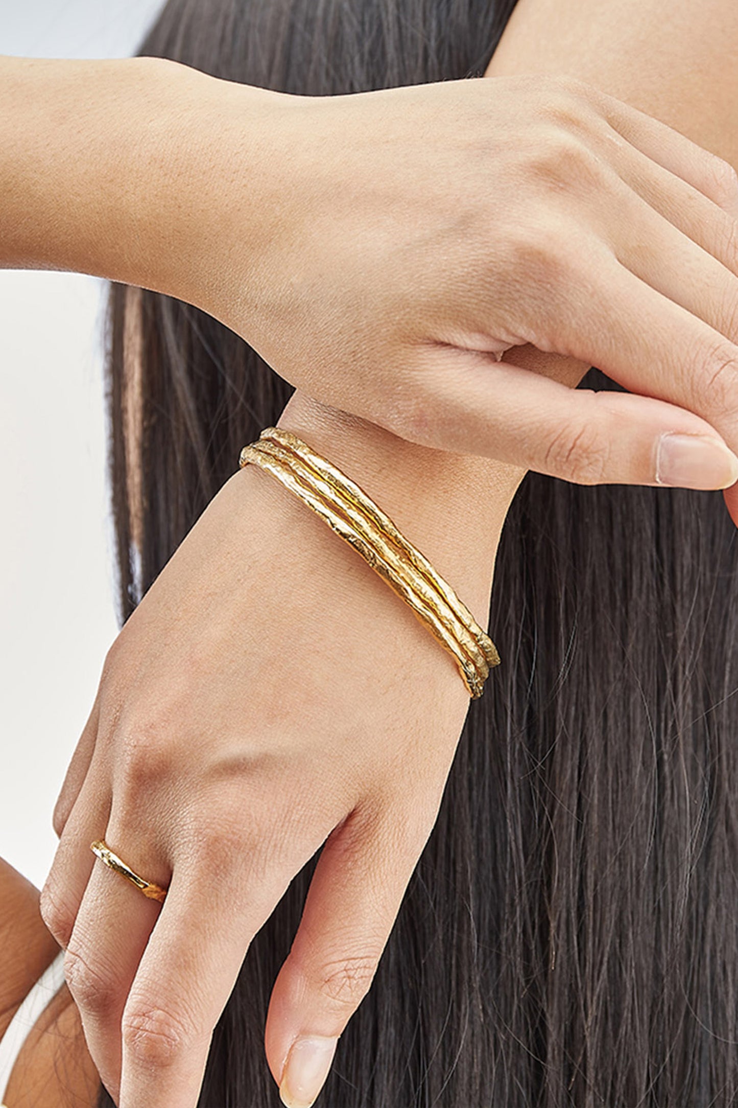 Delphi Bangle: Gold Plating