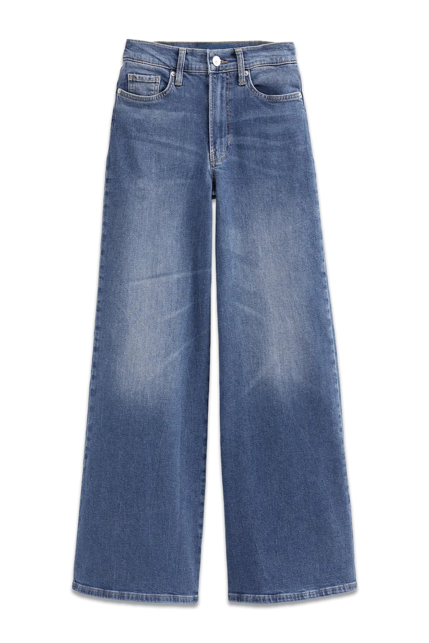 High Rise Wide Leg Jeans