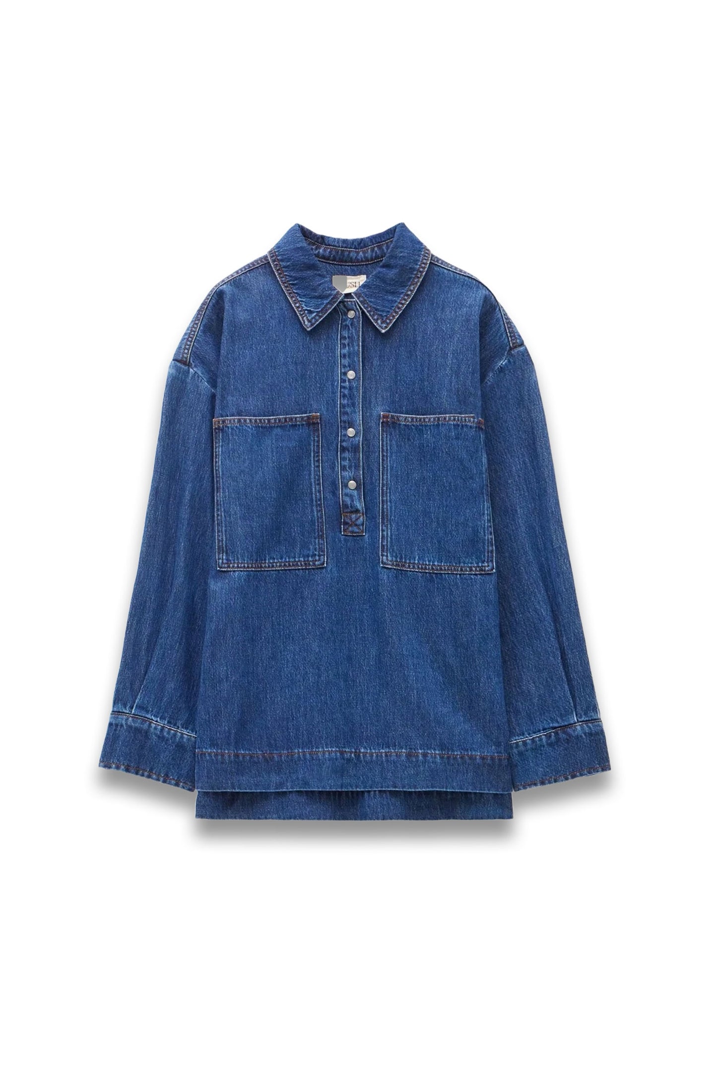 Denim Pullover Shirt